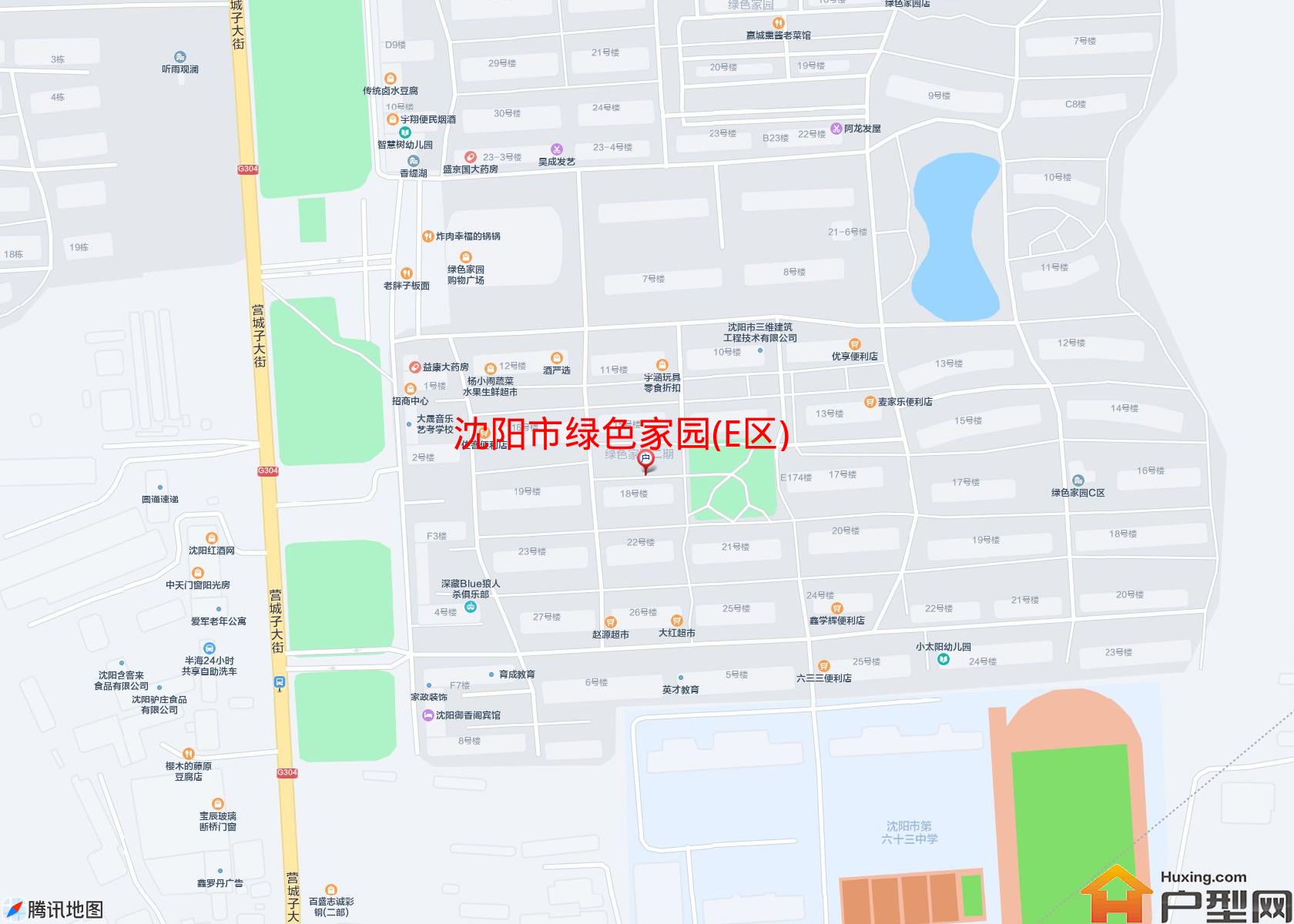 绿色家园(E区)小区 - 户型网