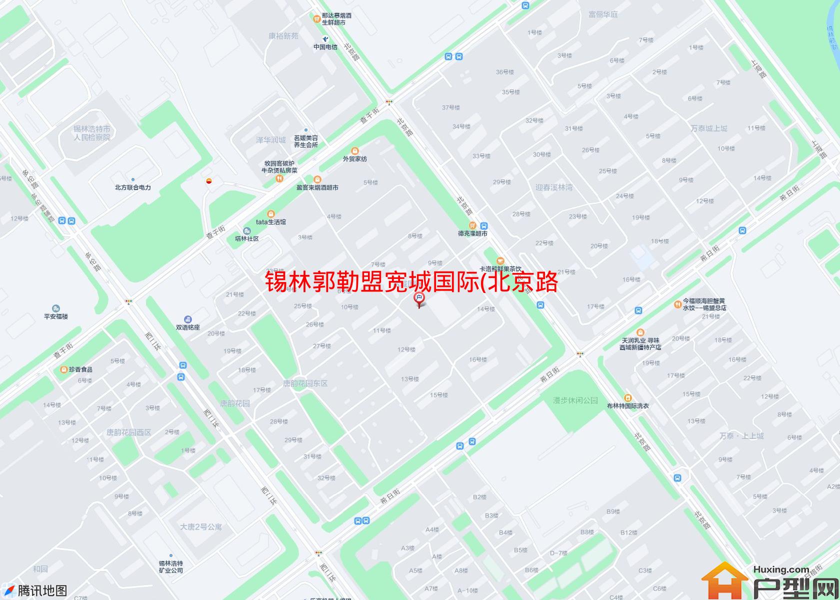 宽城国际(北京路)小区 - 户型网