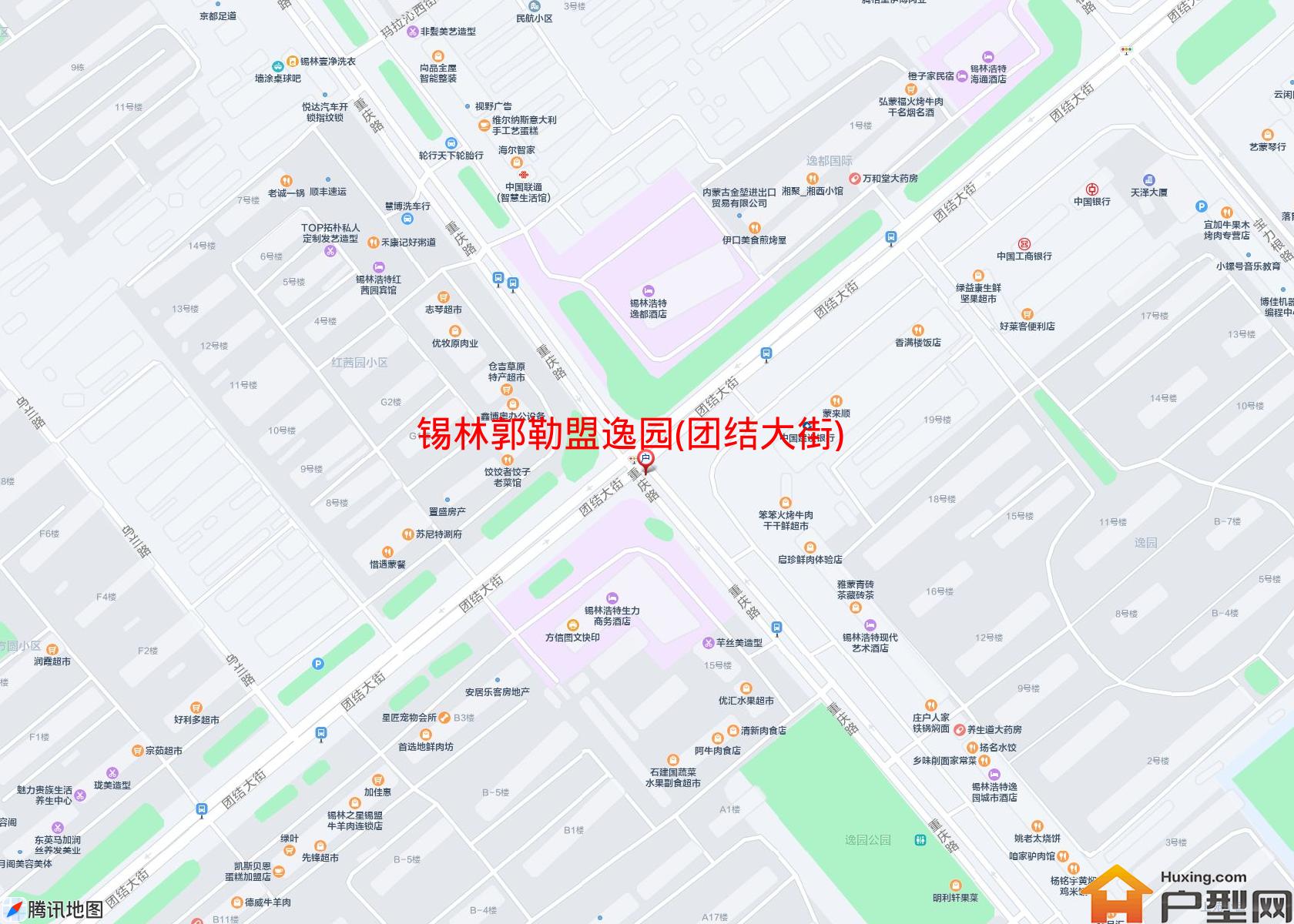 逸园(团结大街)小区 - 户型网