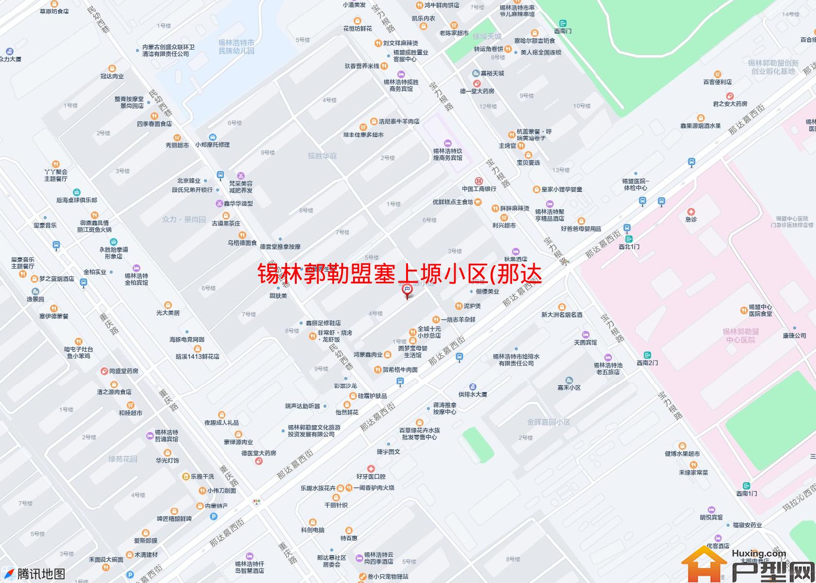 塞上塬小区(那达慕街213号)小区 - 户型网