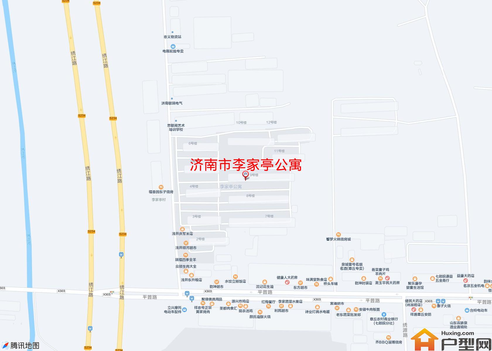 李家亭公寓小区 - 户型网