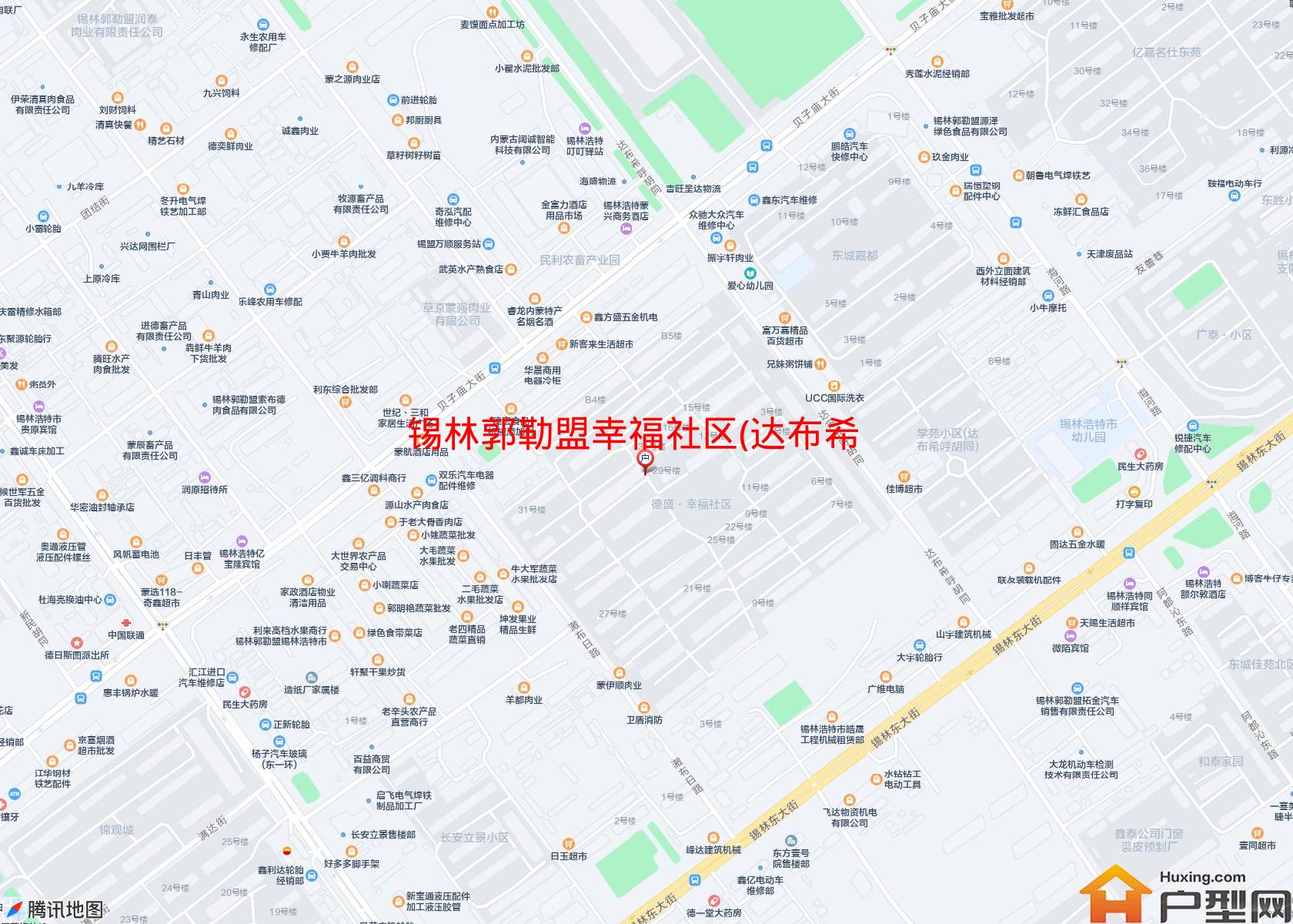 幸福社区(达布希呼胡同)小区 - 户型网