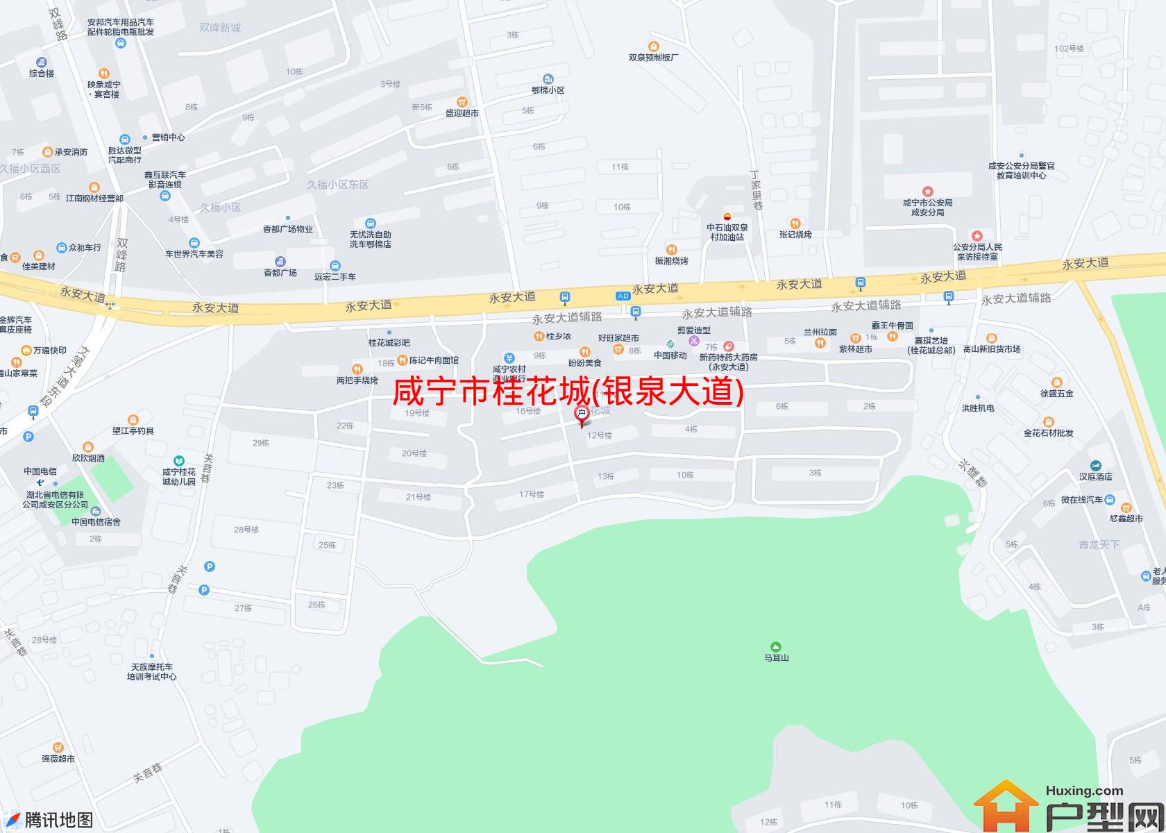 桂花城(银泉大道)小区 - 户型网