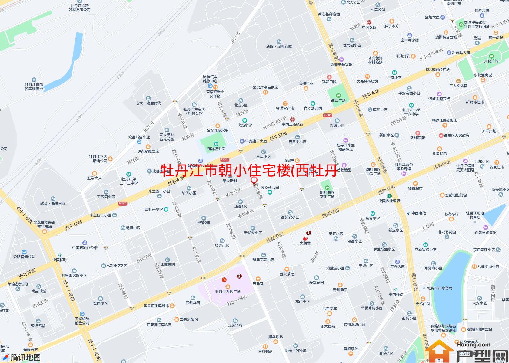朝小住宅楼(西牡丹街)小区 - 户型网