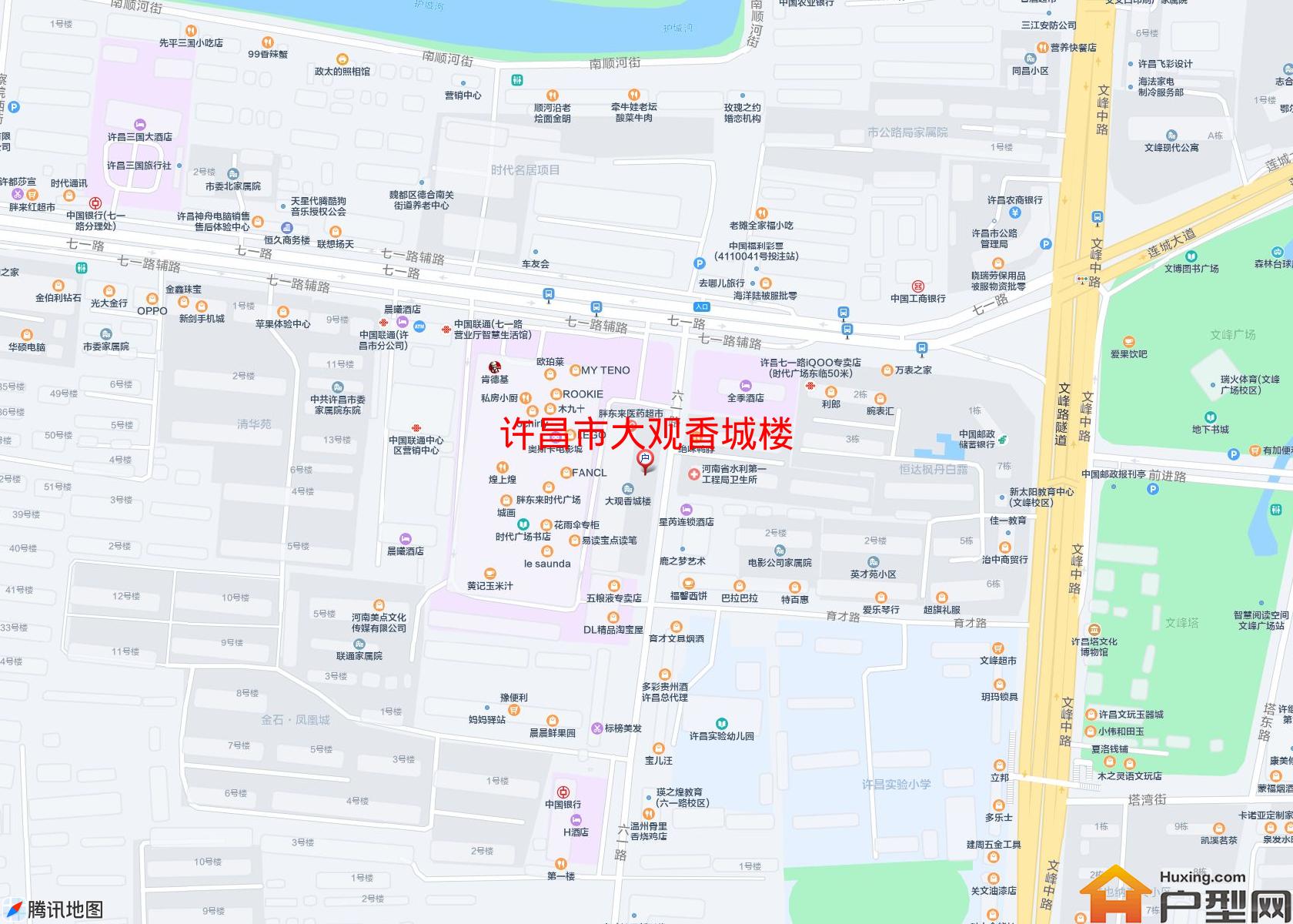大观香城楼小区 - 户型网