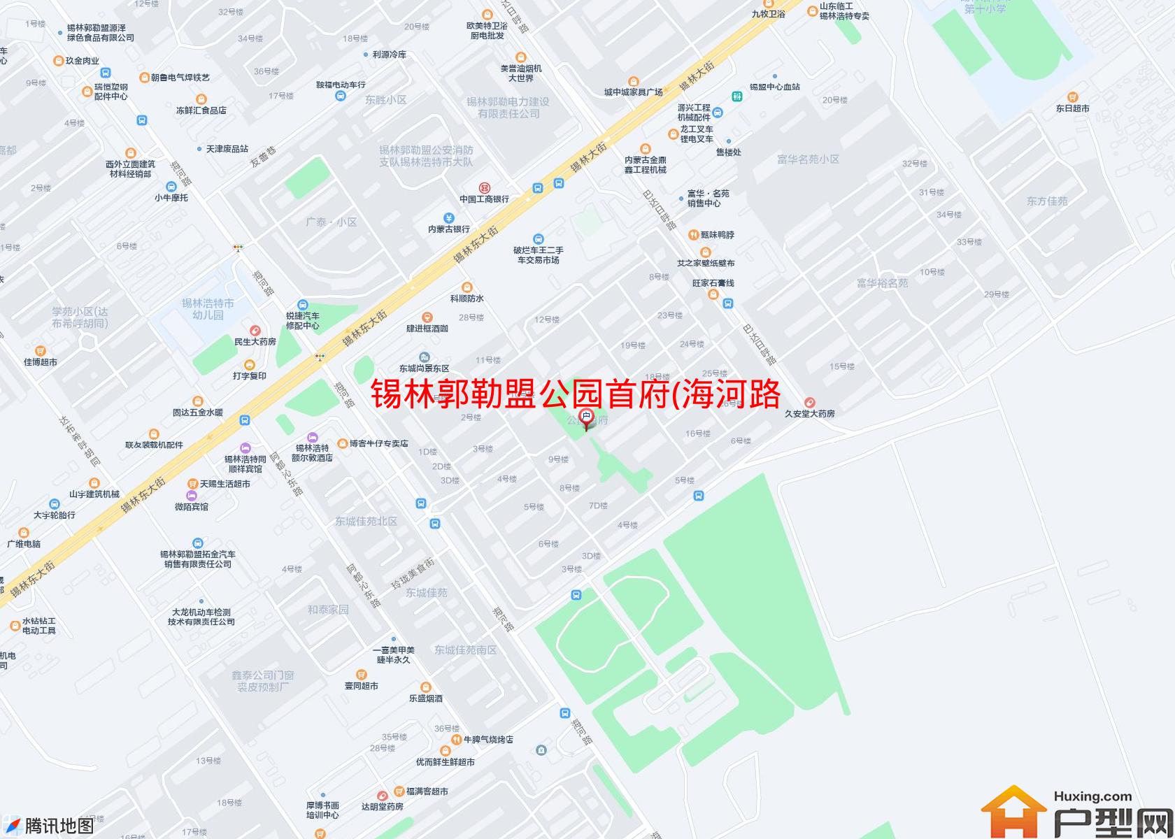 公园首府(海河路)小区 - 户型网