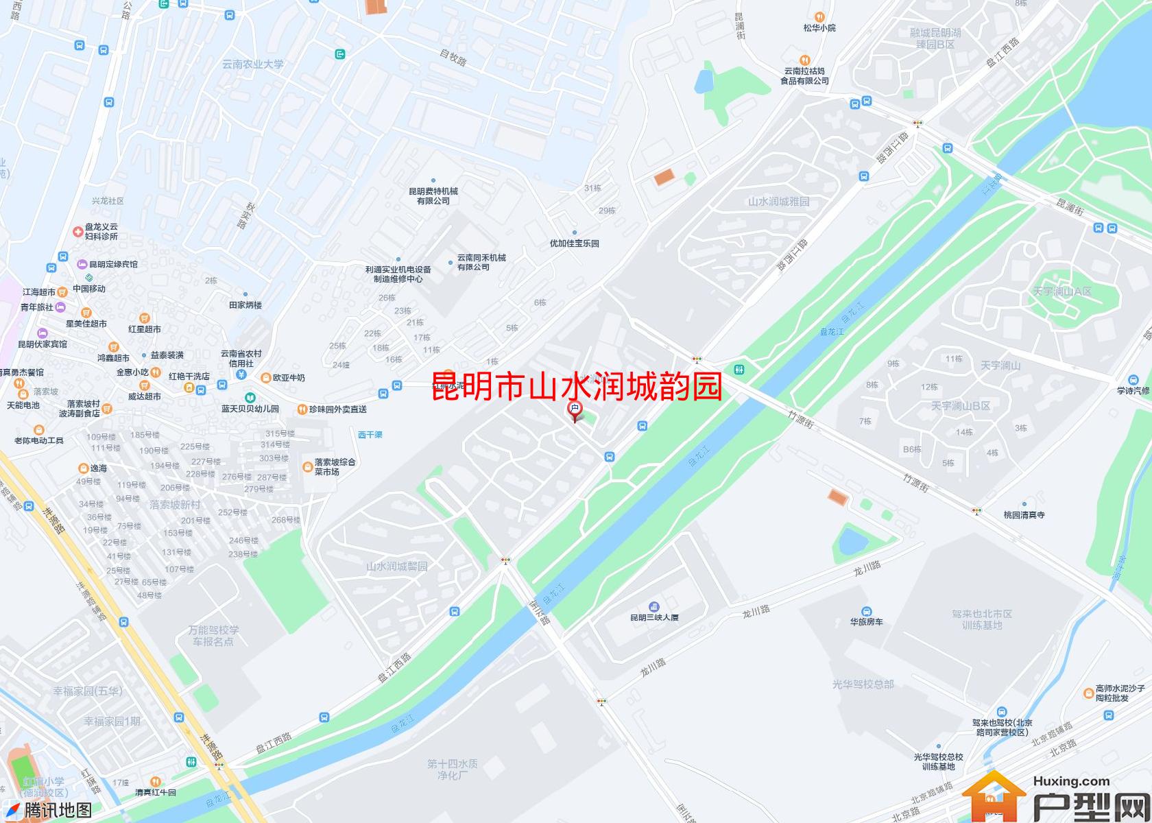 山水润城韵园小区 - 户型网