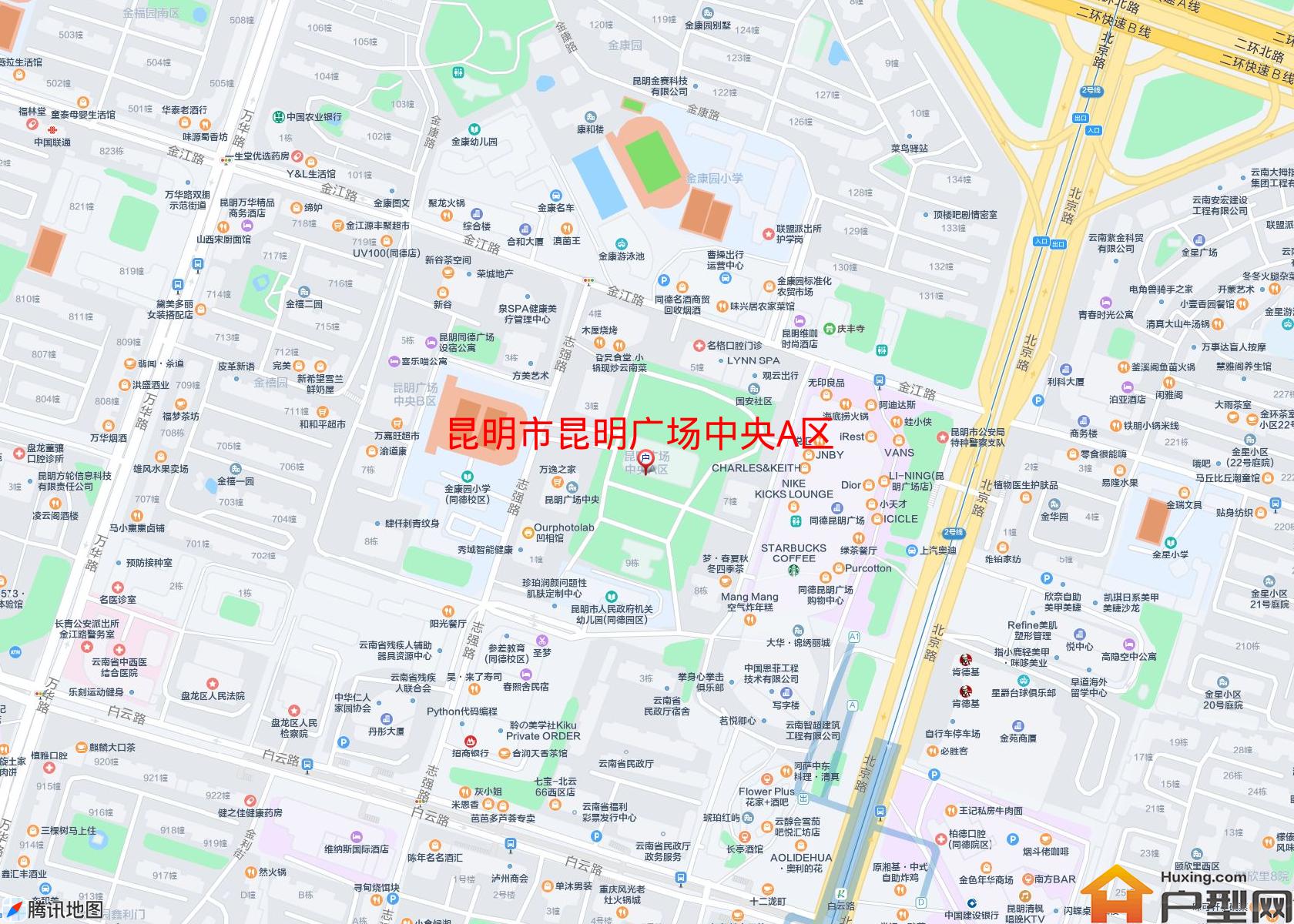 昆明广场中央A区小区 - 户型网 昆明广场中央A区小区 - 户型网