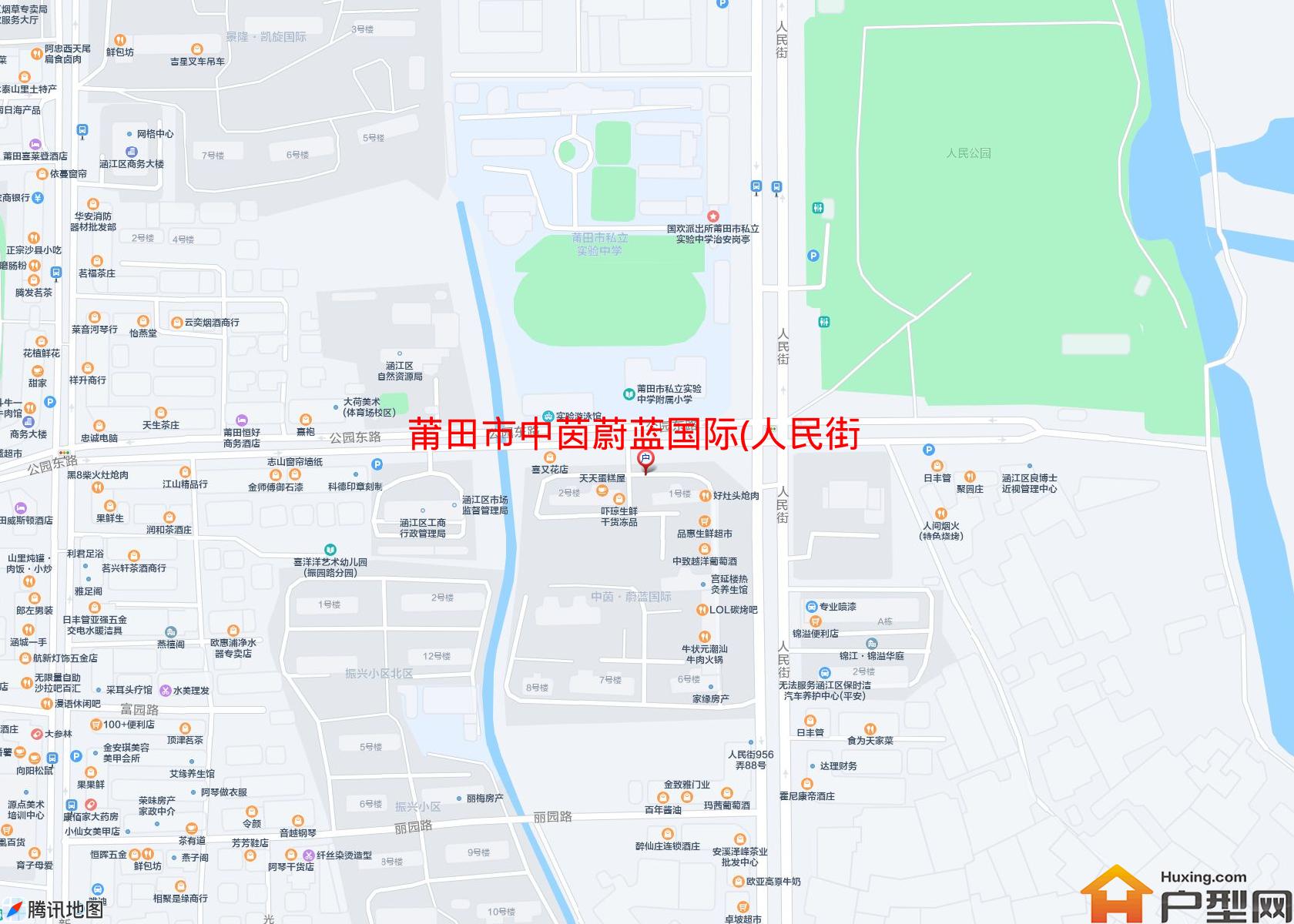 中茵蔚蓝国际(人民街)小区 - 户型网