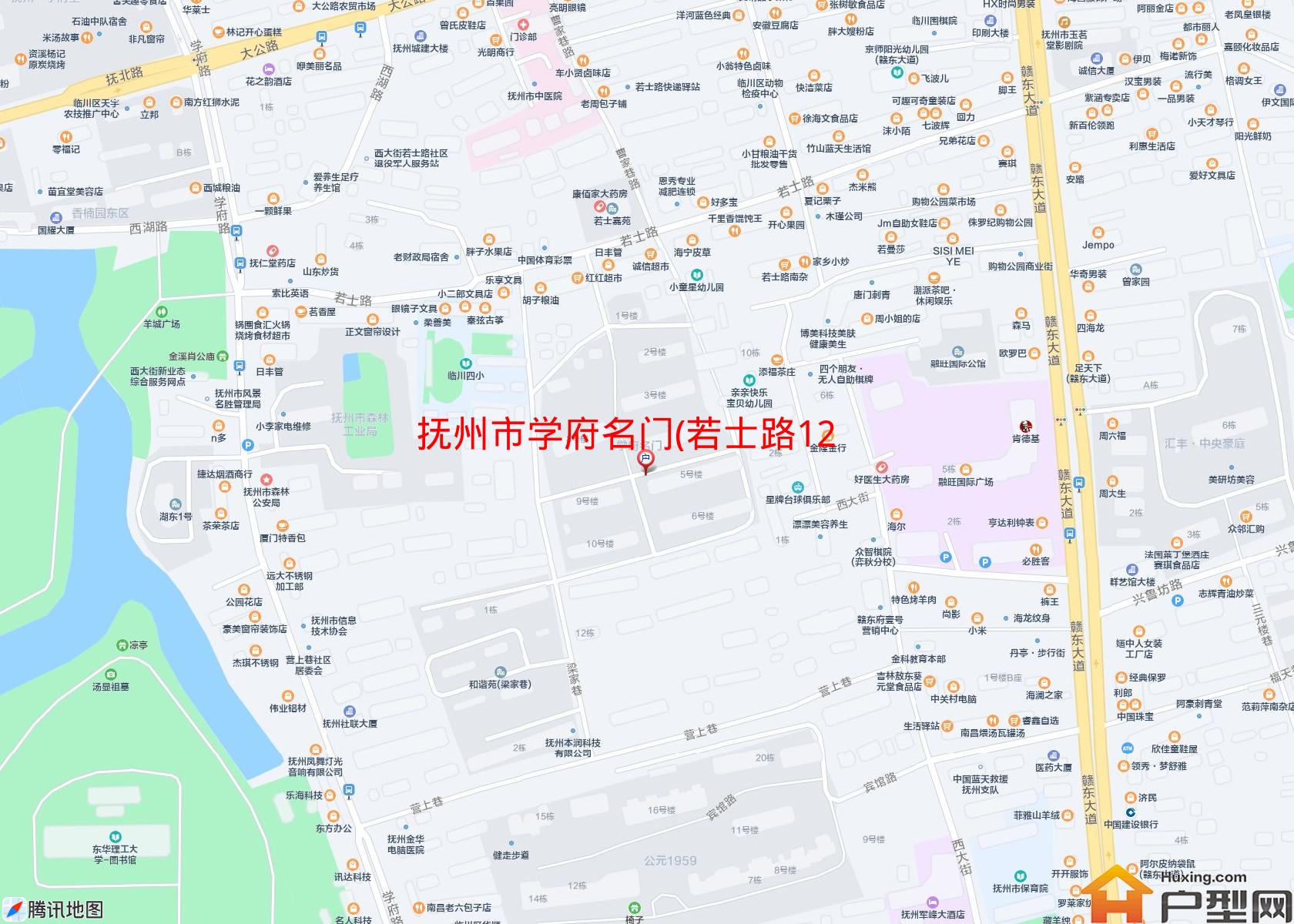 学府名门(若士路128)小区 - 户型网