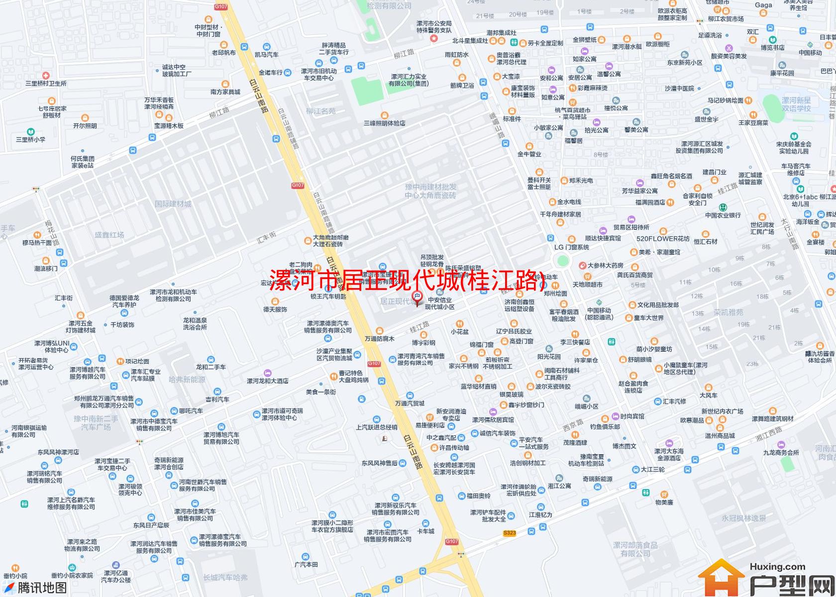 居正现代城(桂江路)小区 - 户型网
