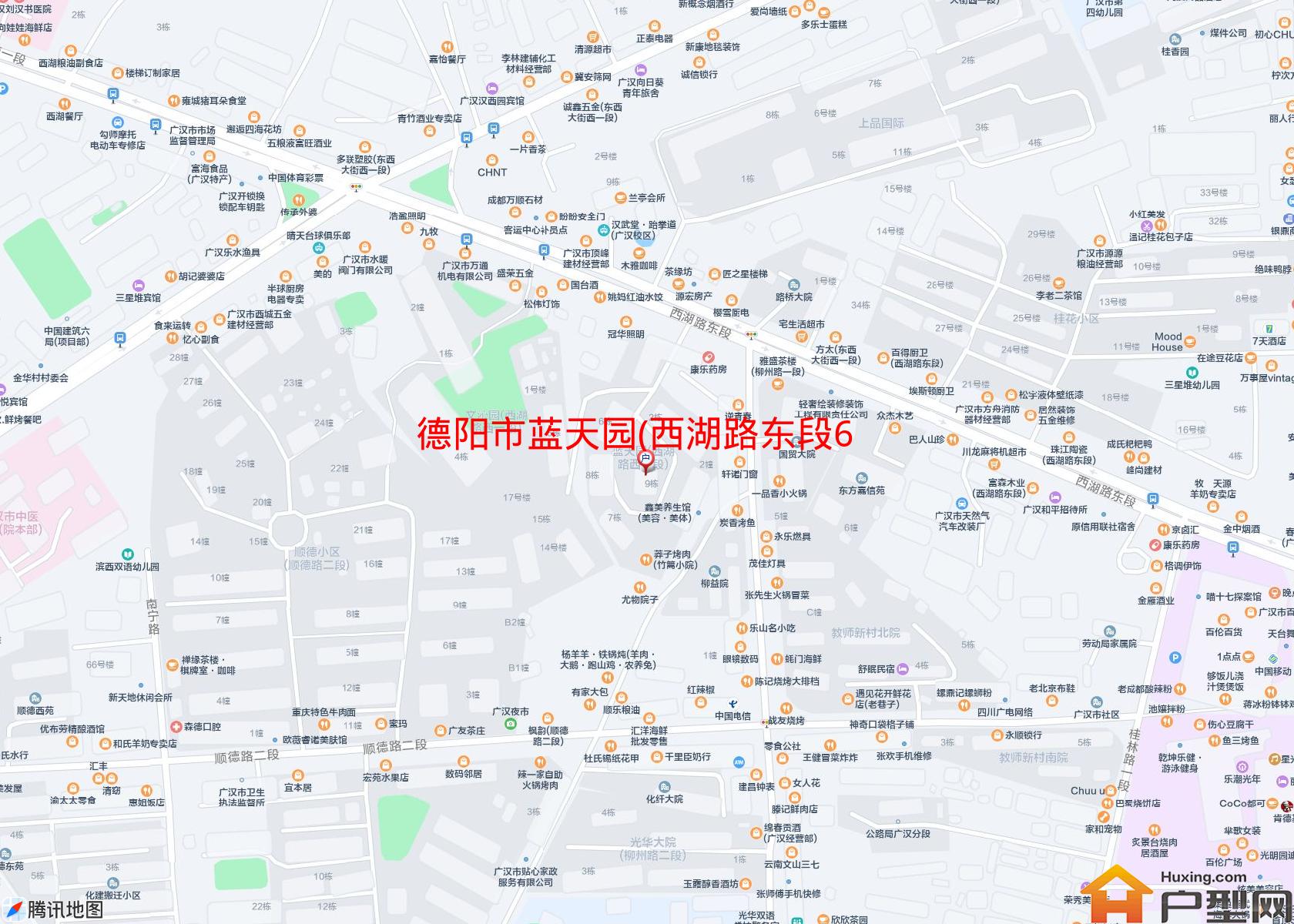 蓝天园(西湖路东段66号)小区 - 户型网