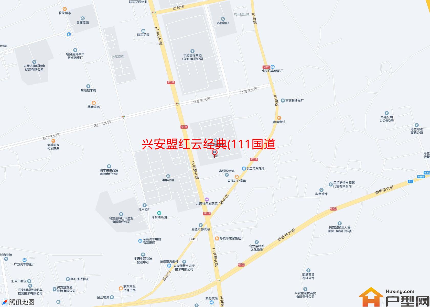 红云经典(111国道)小区 - 户型网