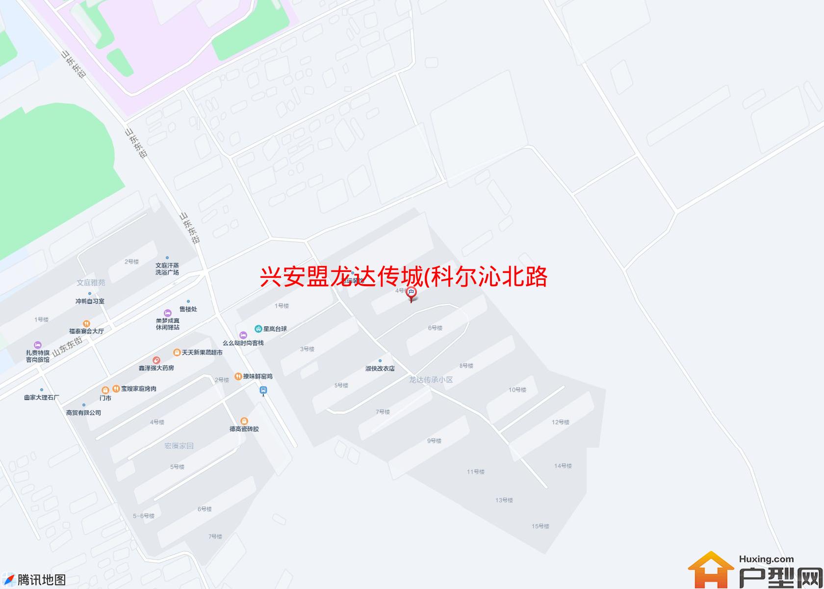 龙达传城(科尔沁北路)小区 - 户型网