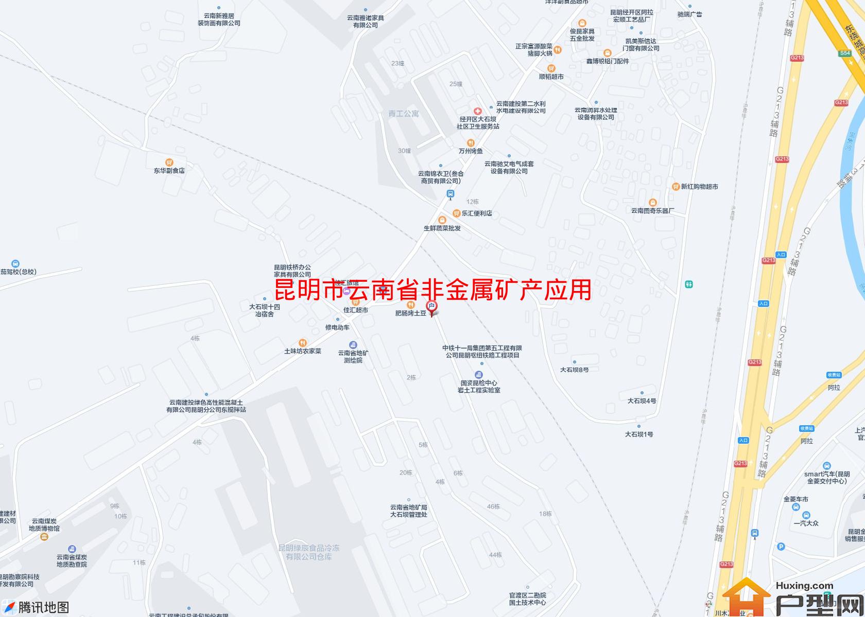 云南省非金属矿产应用研究所家属楼小区 - 户型网