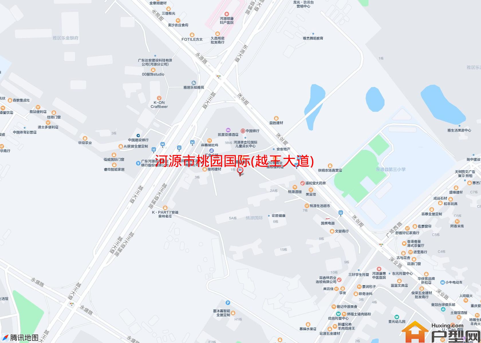 桃园国际(越王大道)小区 - 户型网