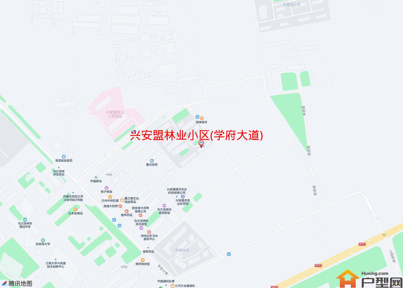 林业小区(学府大道)小区 - 户型网