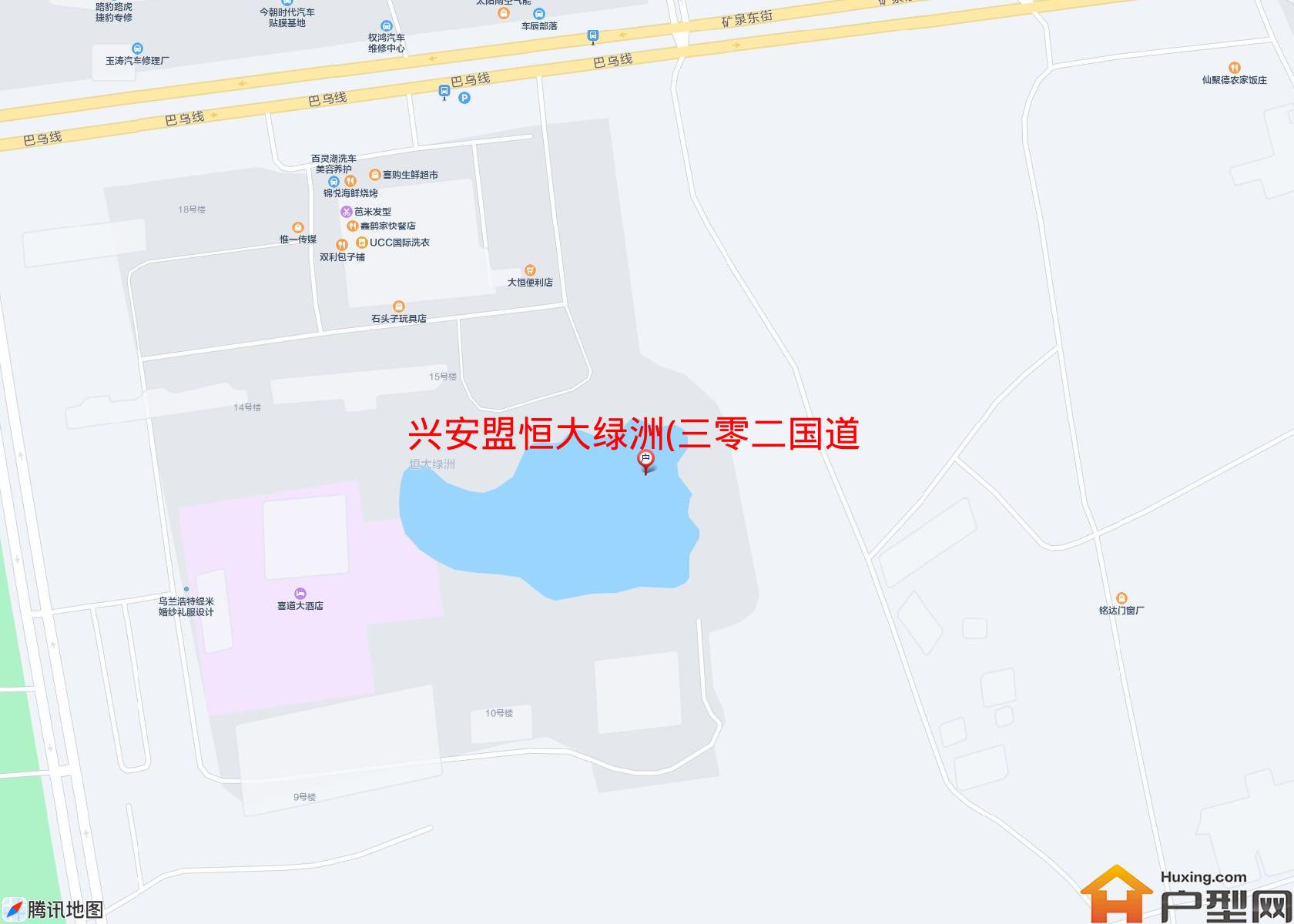 恒大绿洲(三零二国道)小区 - 户型网