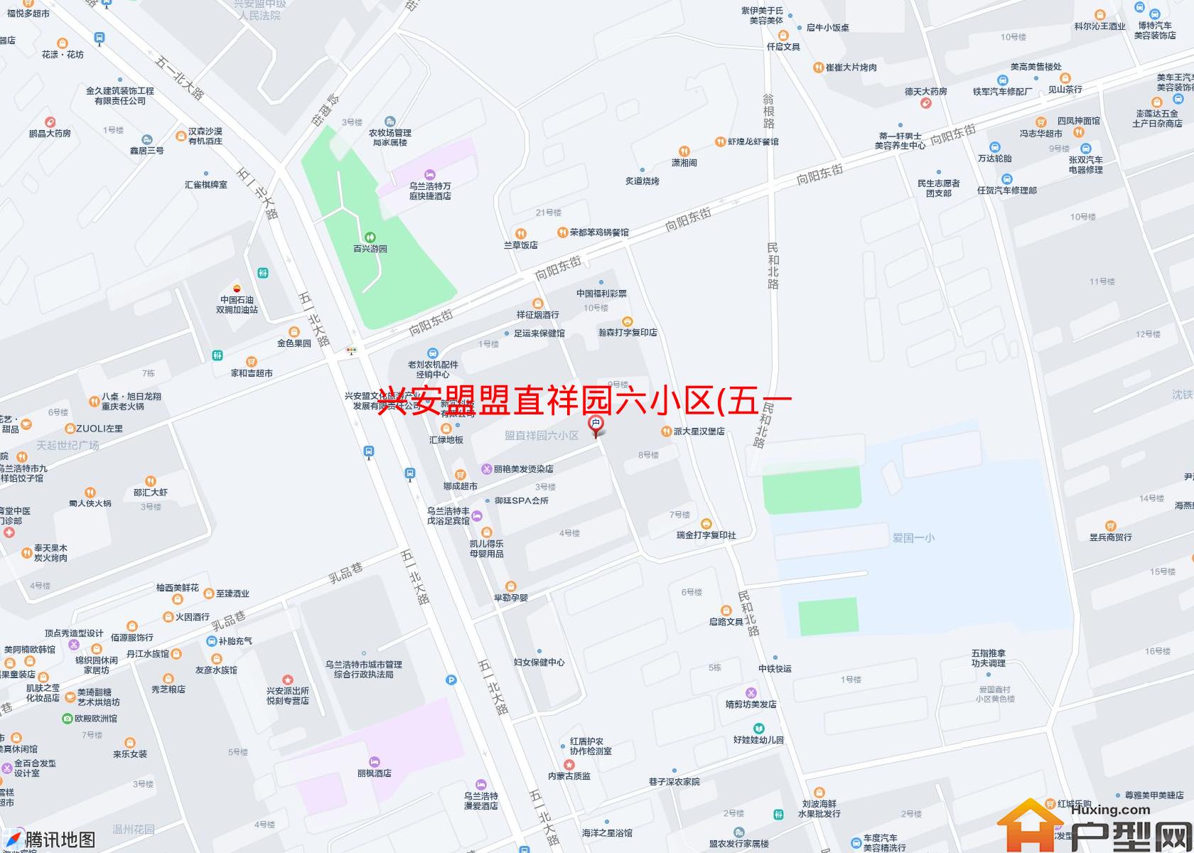 盟直祥园六小区(五一北路)小区 - 户型网