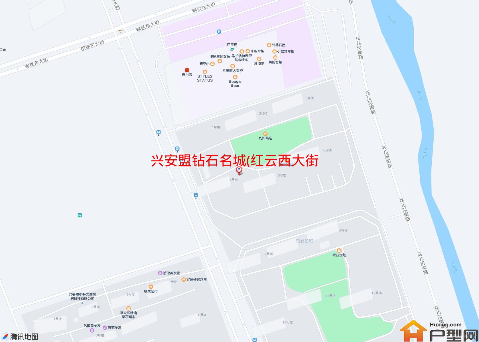 钻石名城(红云西大街)小区 - 户型网