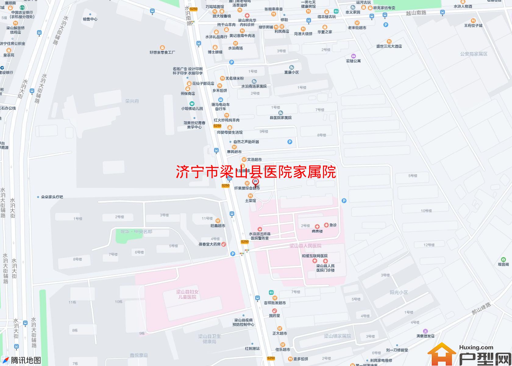 梁山县医院家属院小区 - 户型网