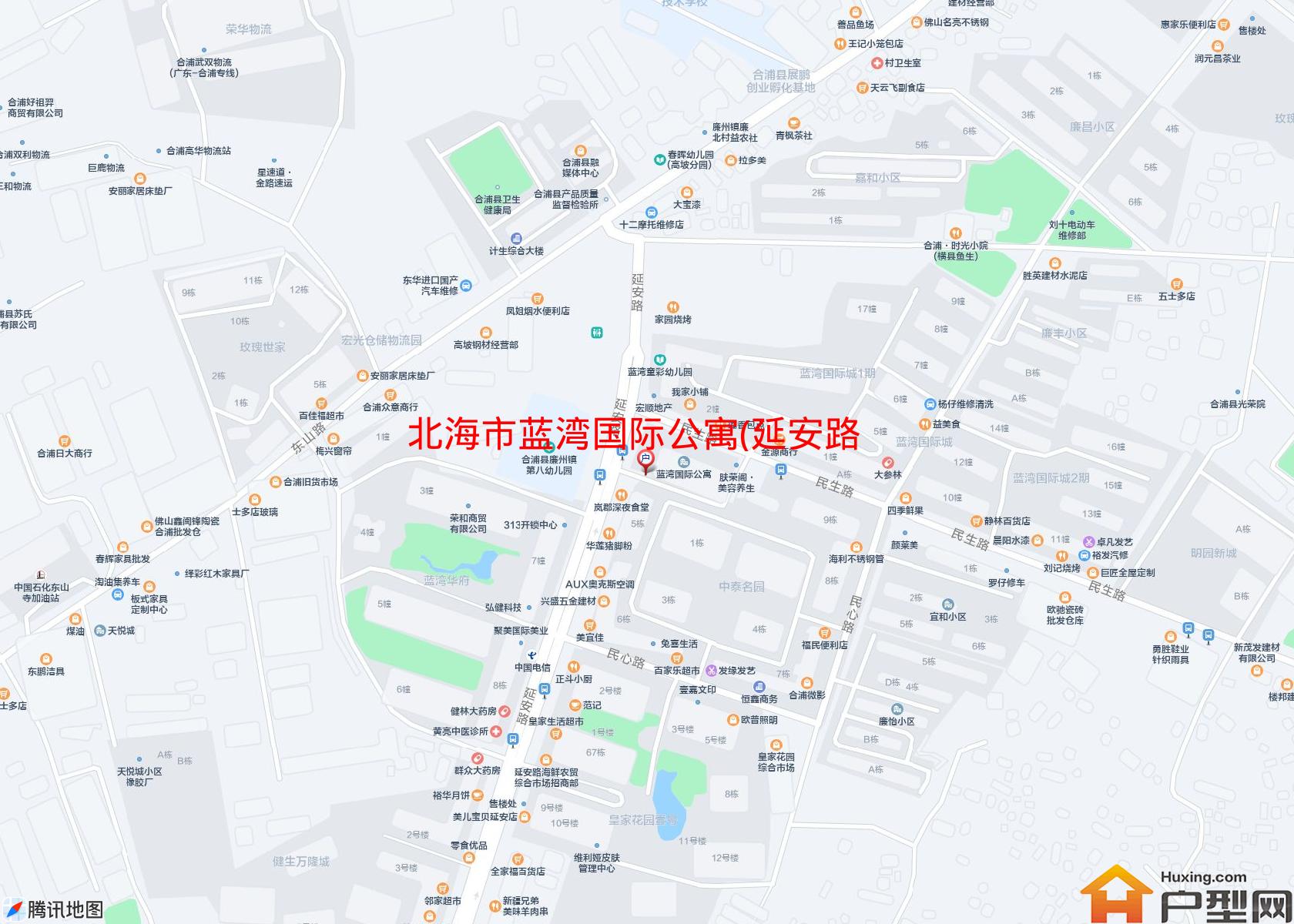 蓝湾国际公寓(延安路)小区 - 户型网