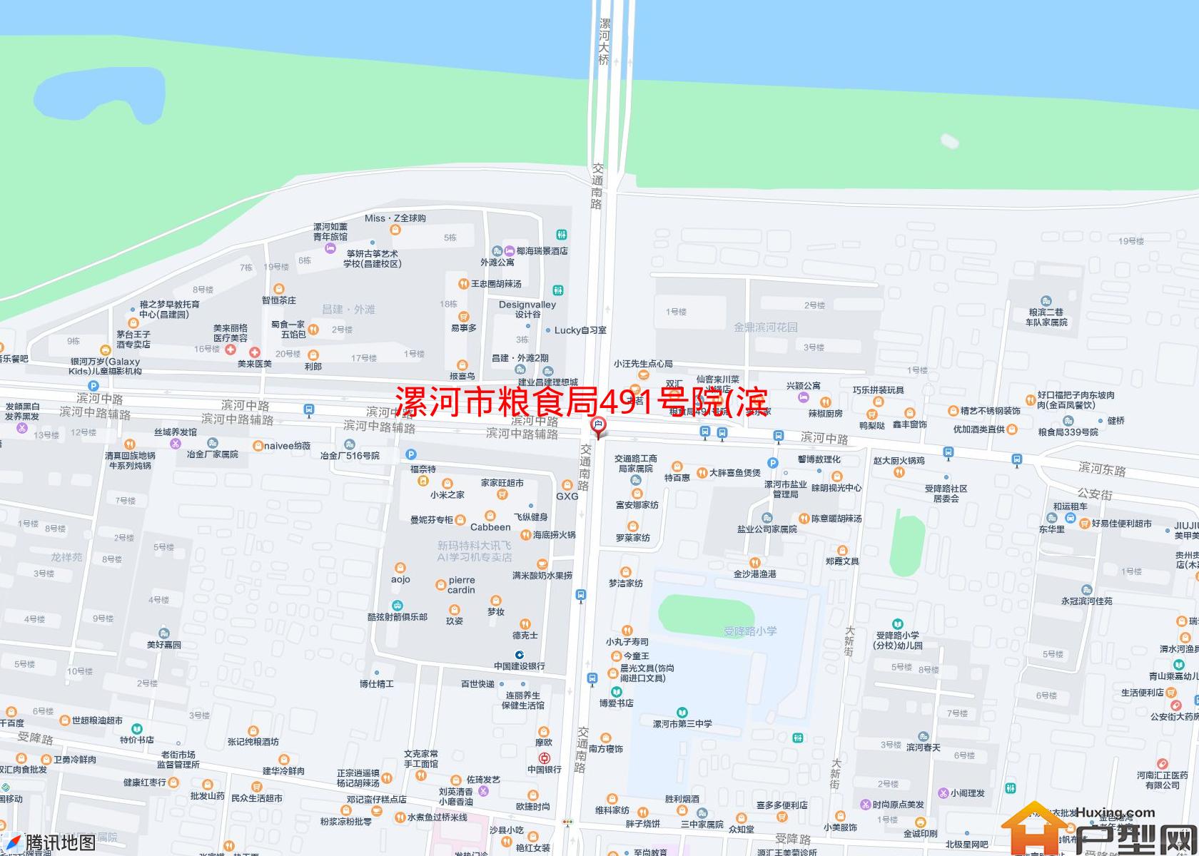 粮食局491号院(滨河路)小区 - 户型网
