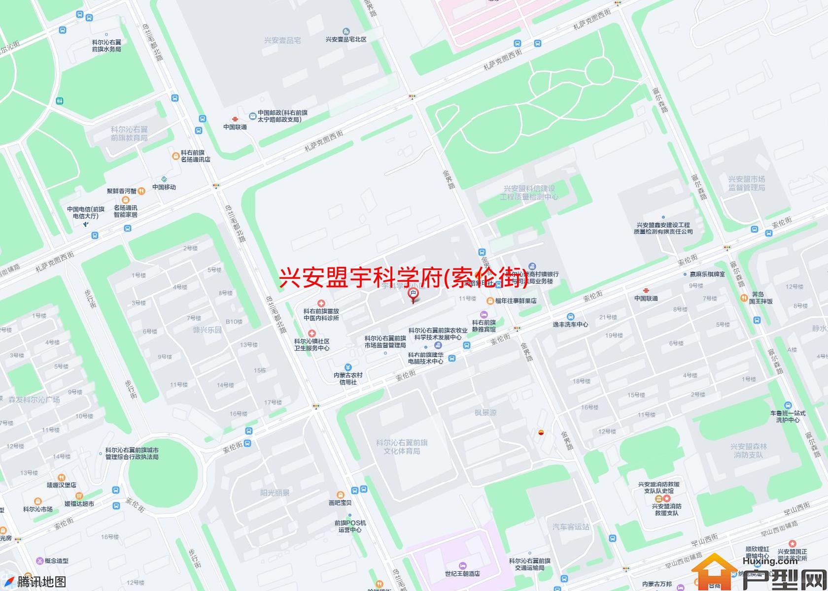 宇科学府(索伦街)小区 - 户型网
