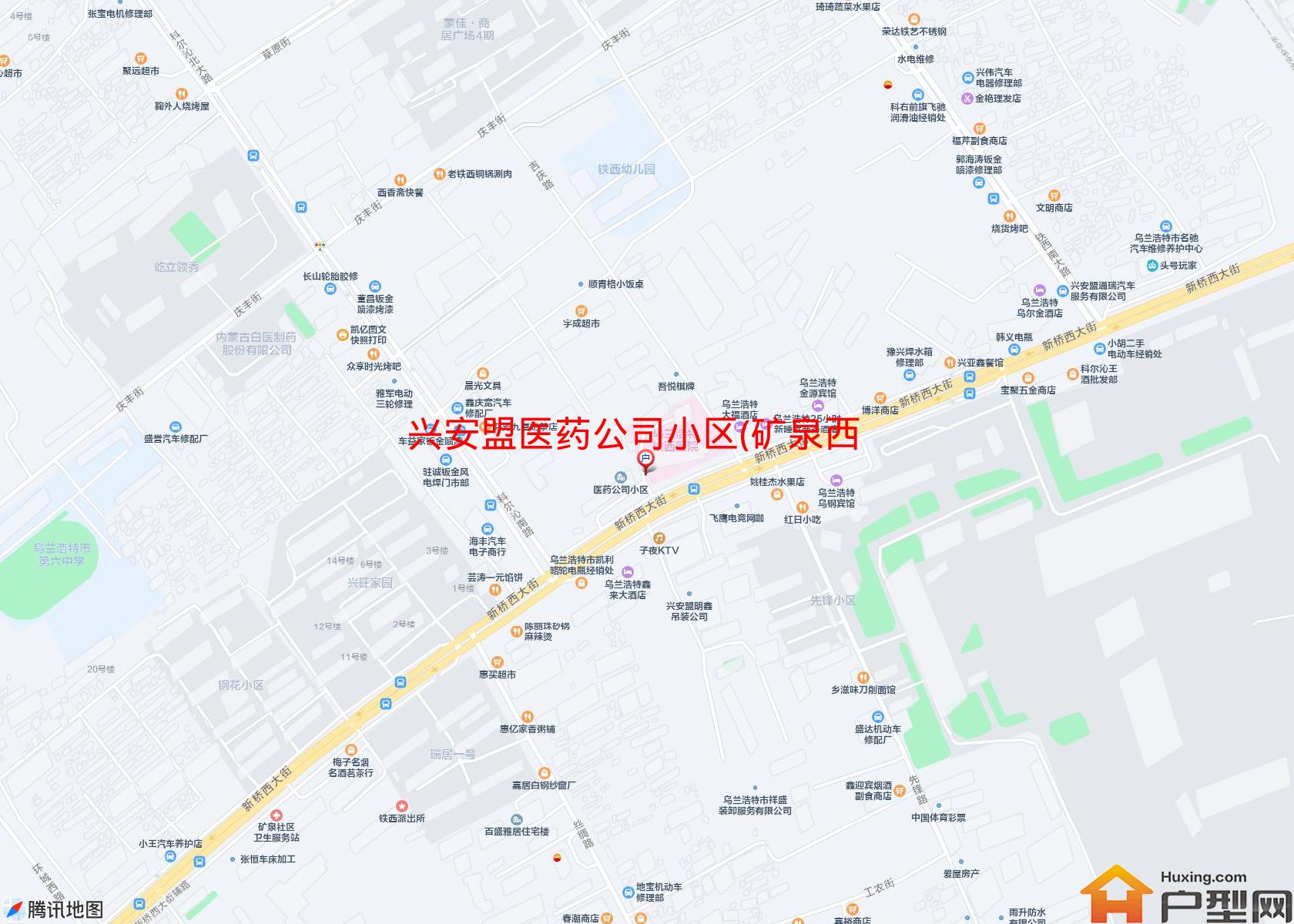 医药公司小区(矿泉西街)小区 - 户型网