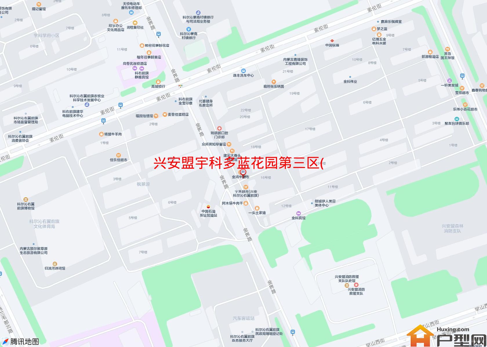 宇科多蓝花园第三区(金界路)小区 - 户型网