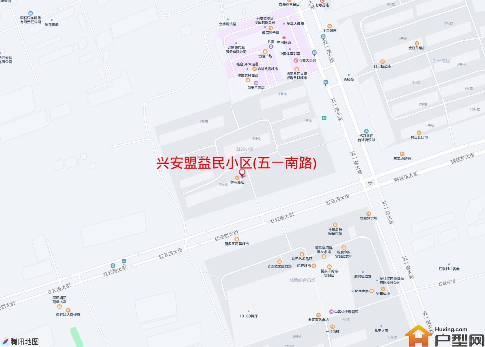 益民小区(五一南路)小区 - 户型网