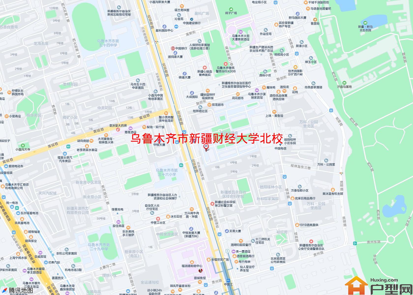 新疆财经大学北校区家属院小区 - 户型网