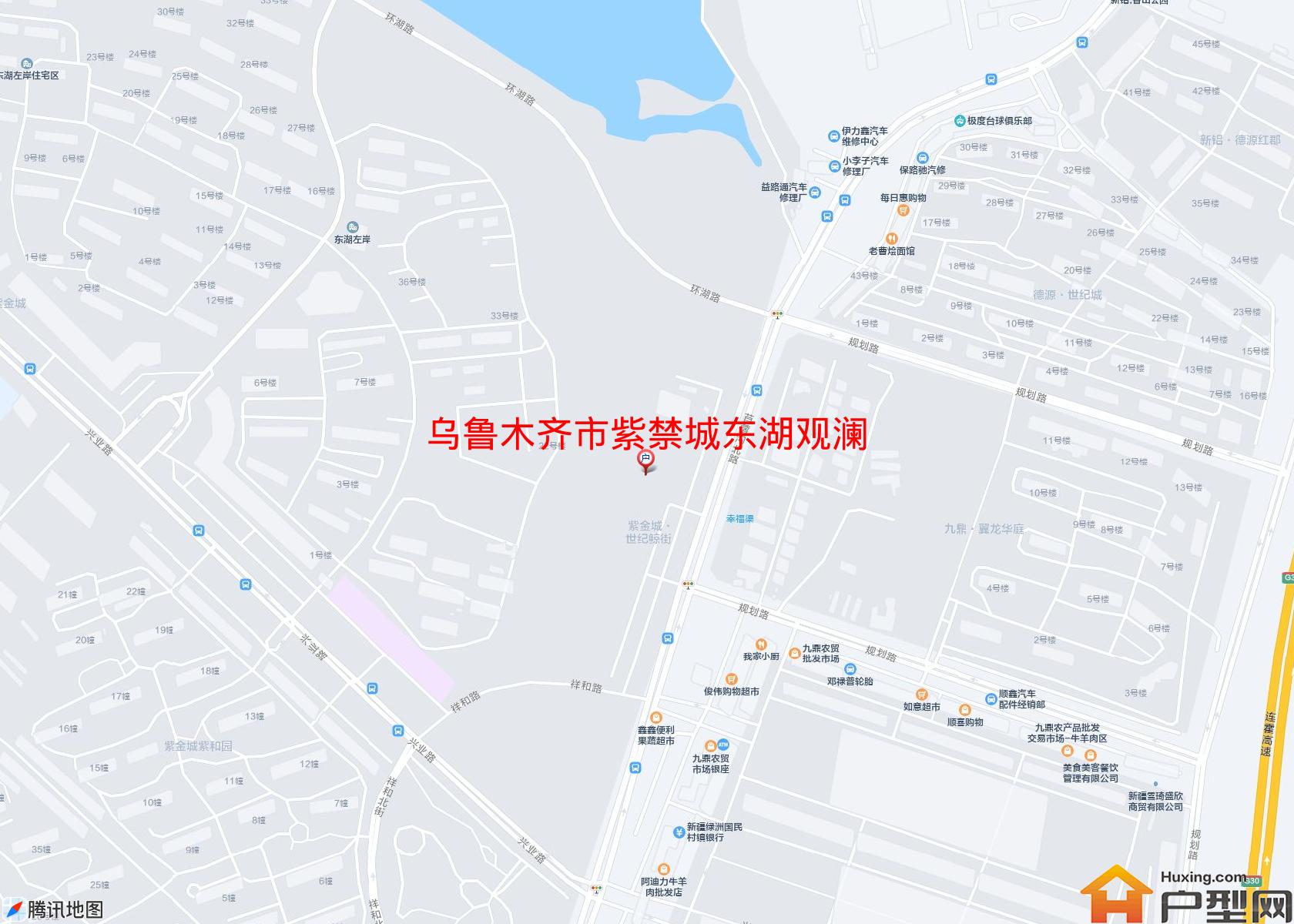 紫禁城东湖观澜小区 - 户型网
