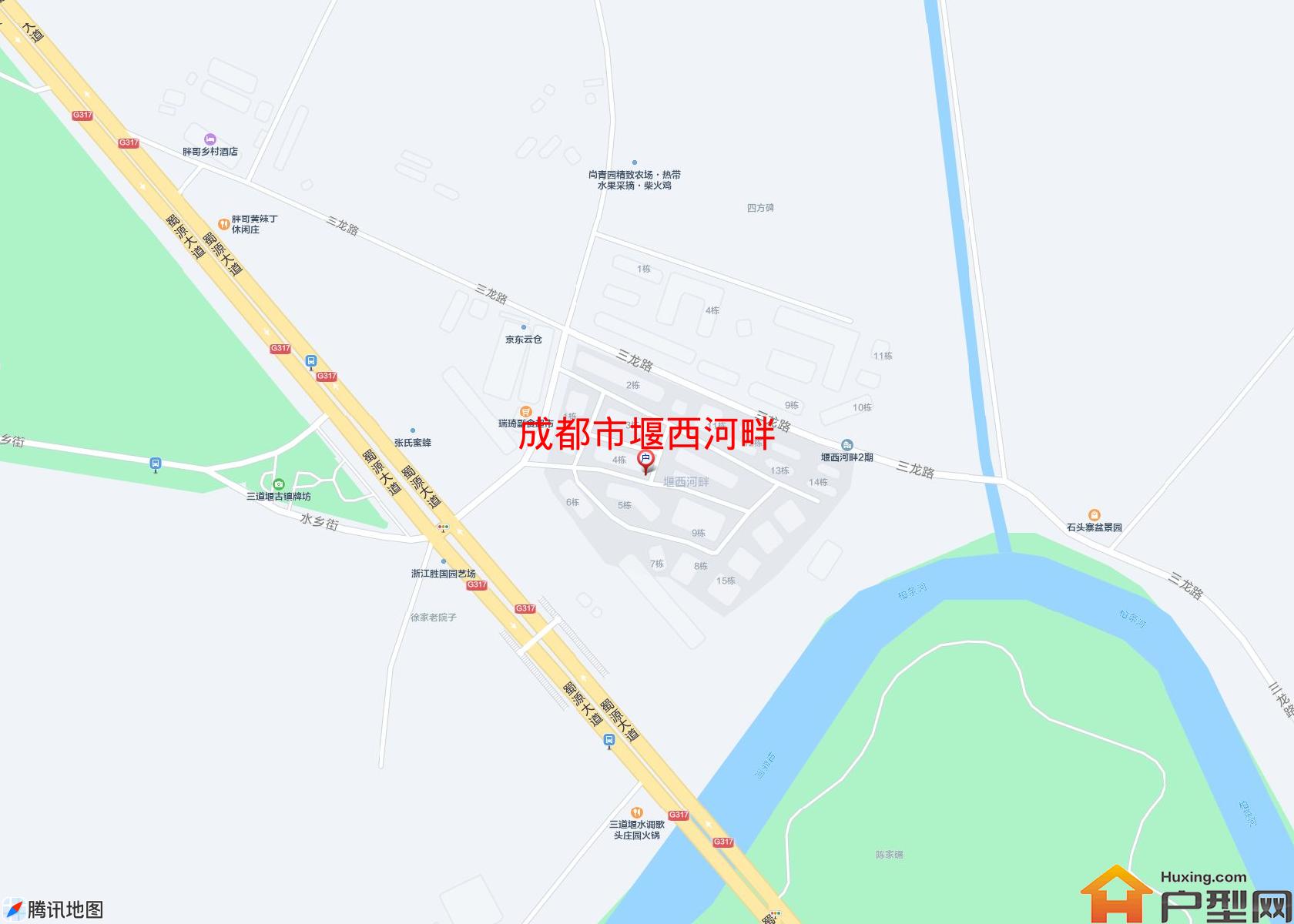 堰西河畔小区 - 户型网