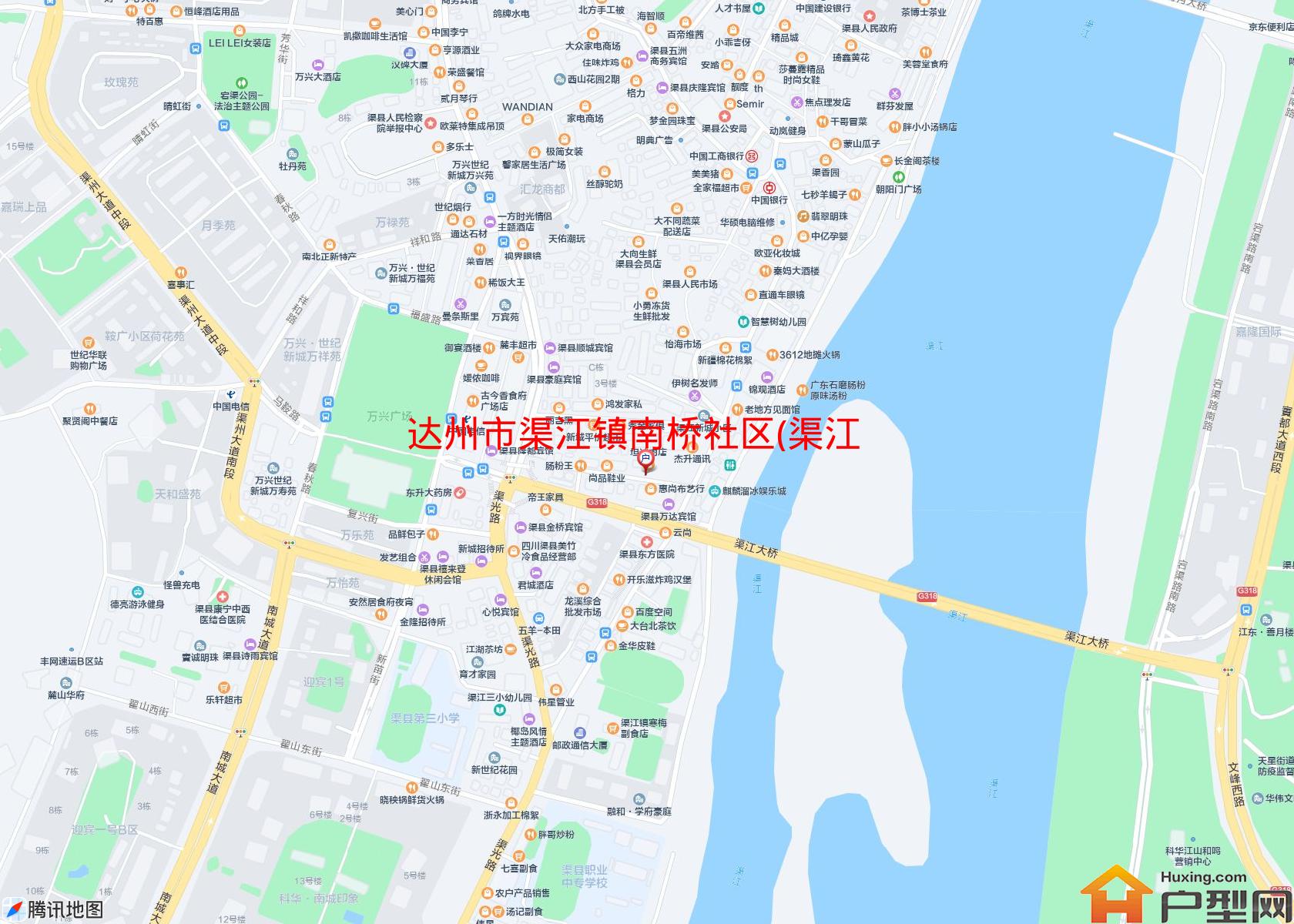 渠江镇南桥社区(渠江大桥)小区 - 户型网