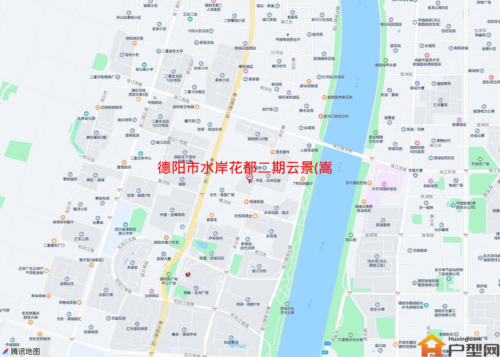 水岸花都二期云景(嵩山街)小区 - 户型网