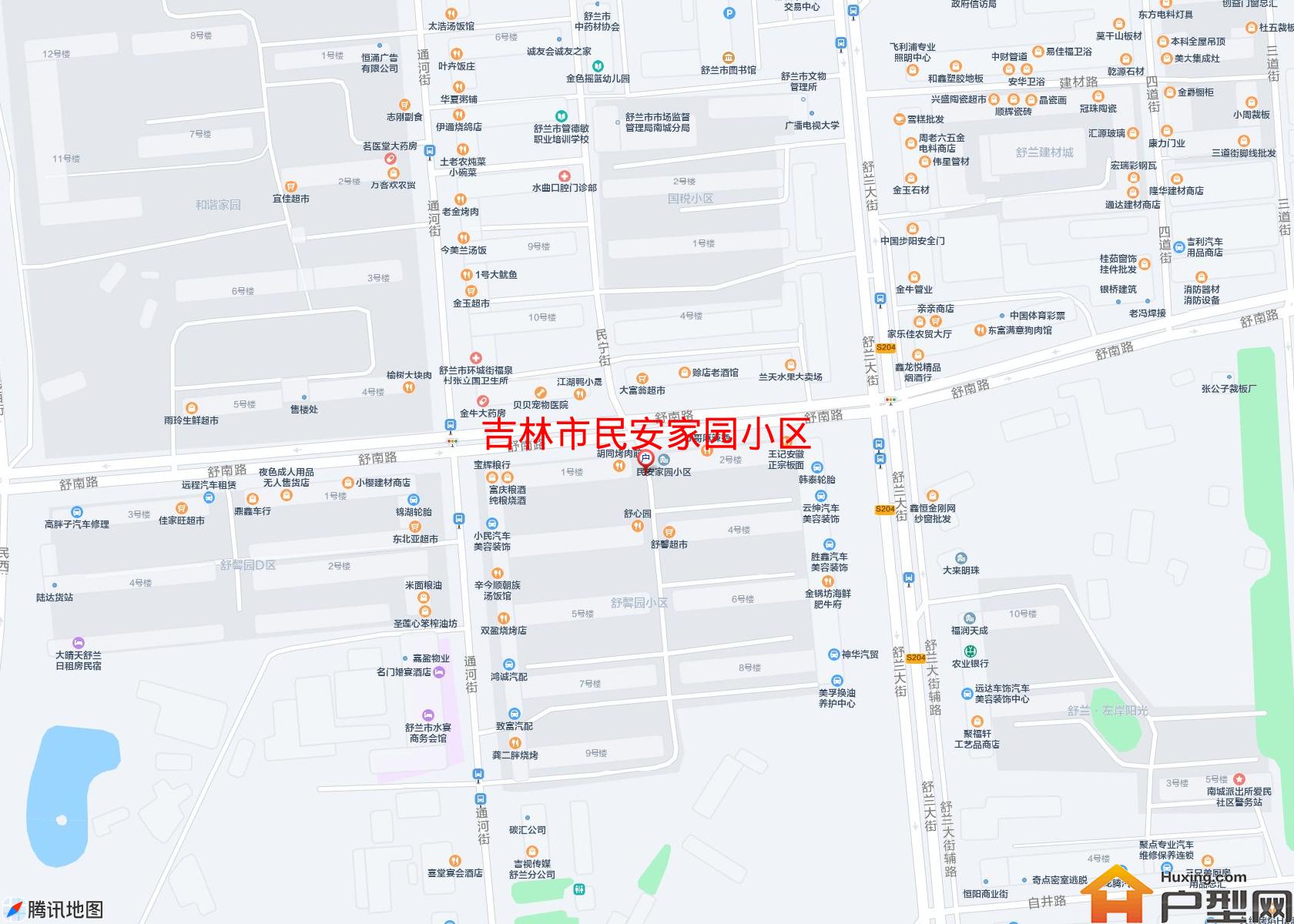 民安家园小区小区 - 户型网