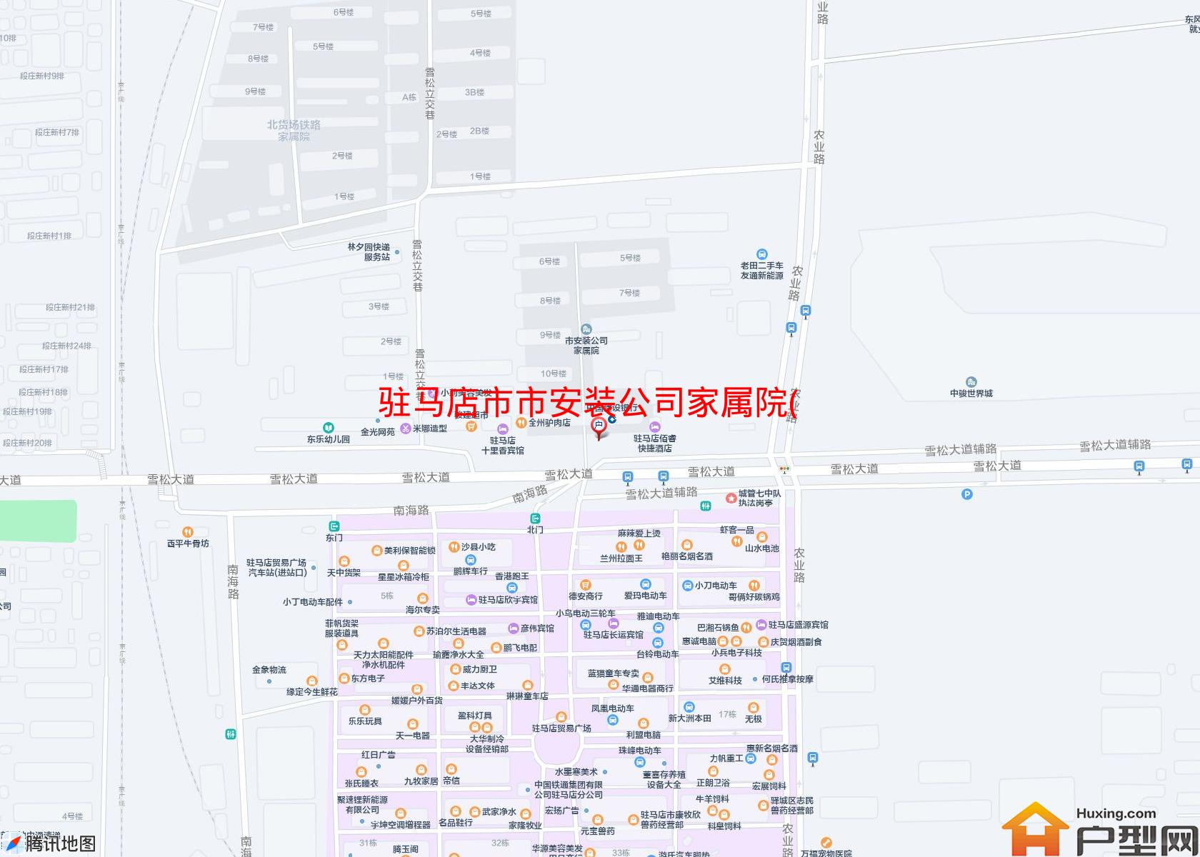 市安装公司家属院(雪松大道)小区 - 户型网