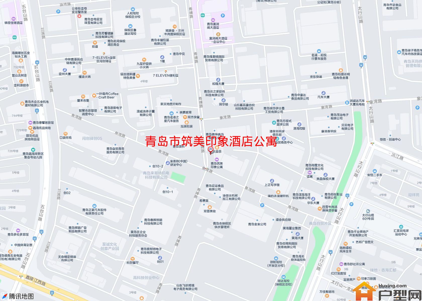 筑美印象酒店公寓小区 - 户型网