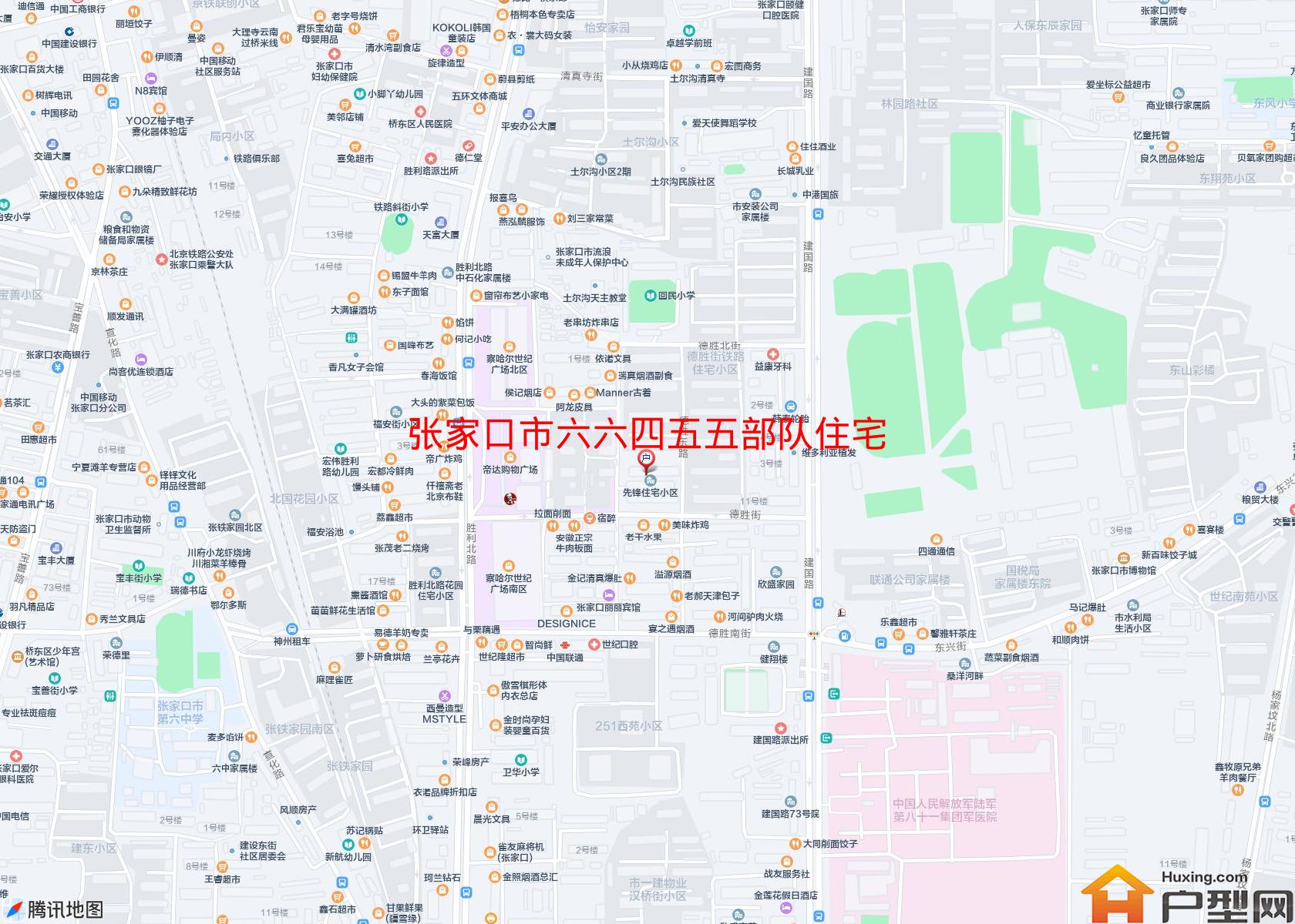 六六四五五部队住宅小区小区 - 户型网