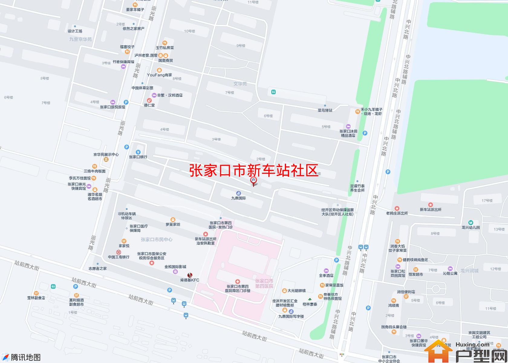 新车站社区小区 - 户型网