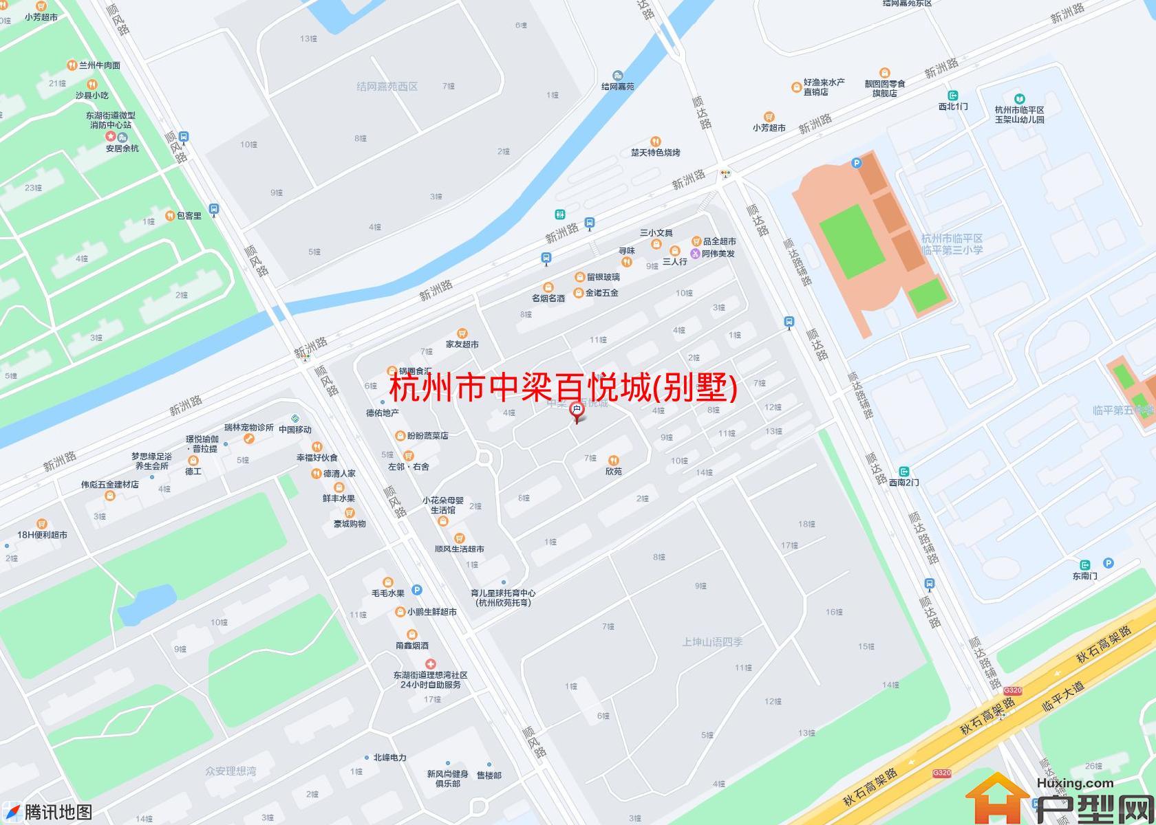 中梁百悦城(别墅)小区 - 户型网