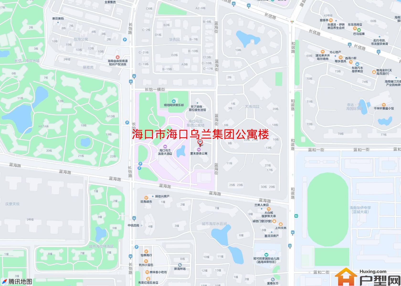 海口乌兰集团公寓楼小区 - 户型网