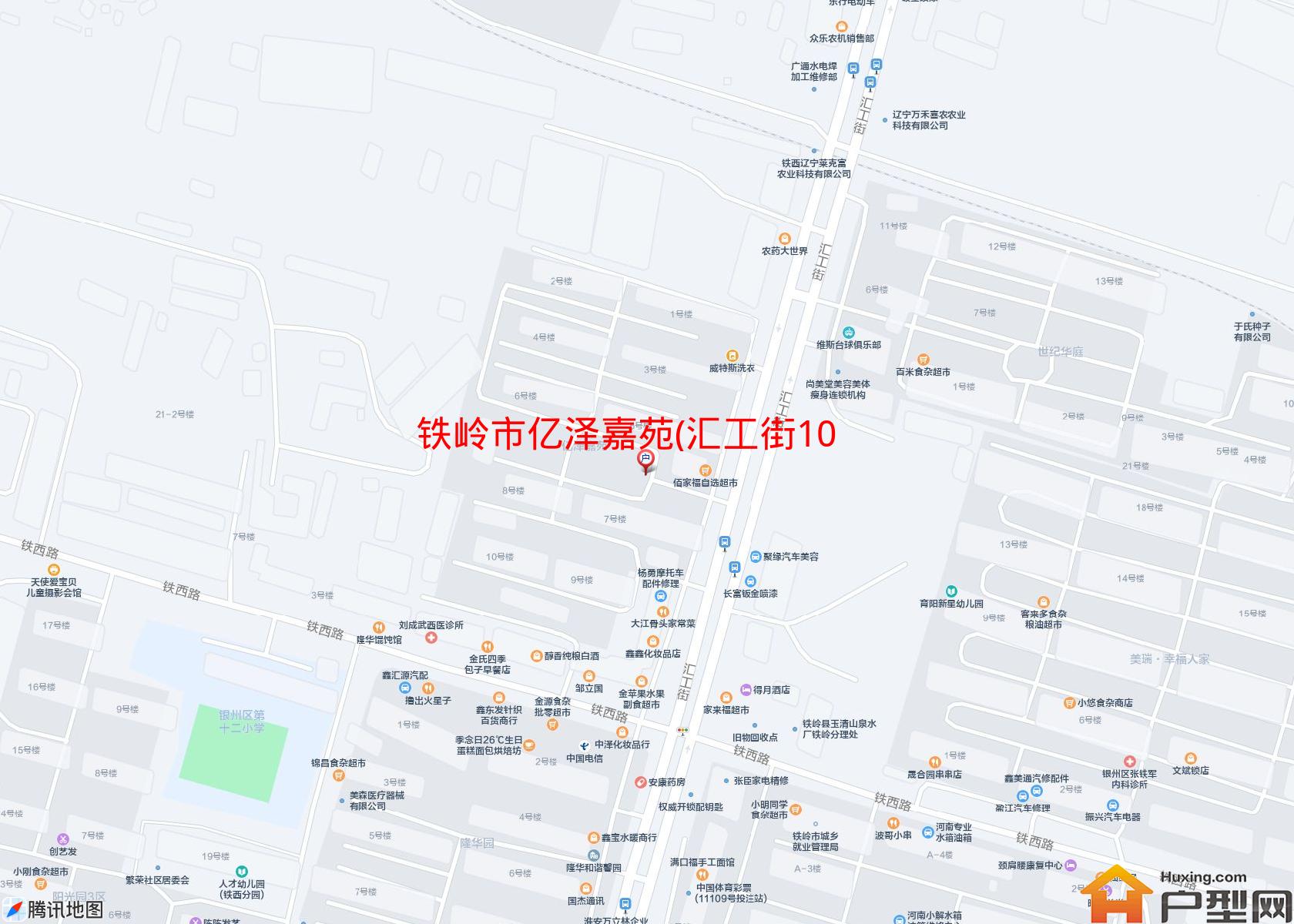 亿泽嘉苑(汇工街104号)小区 - 户型网
