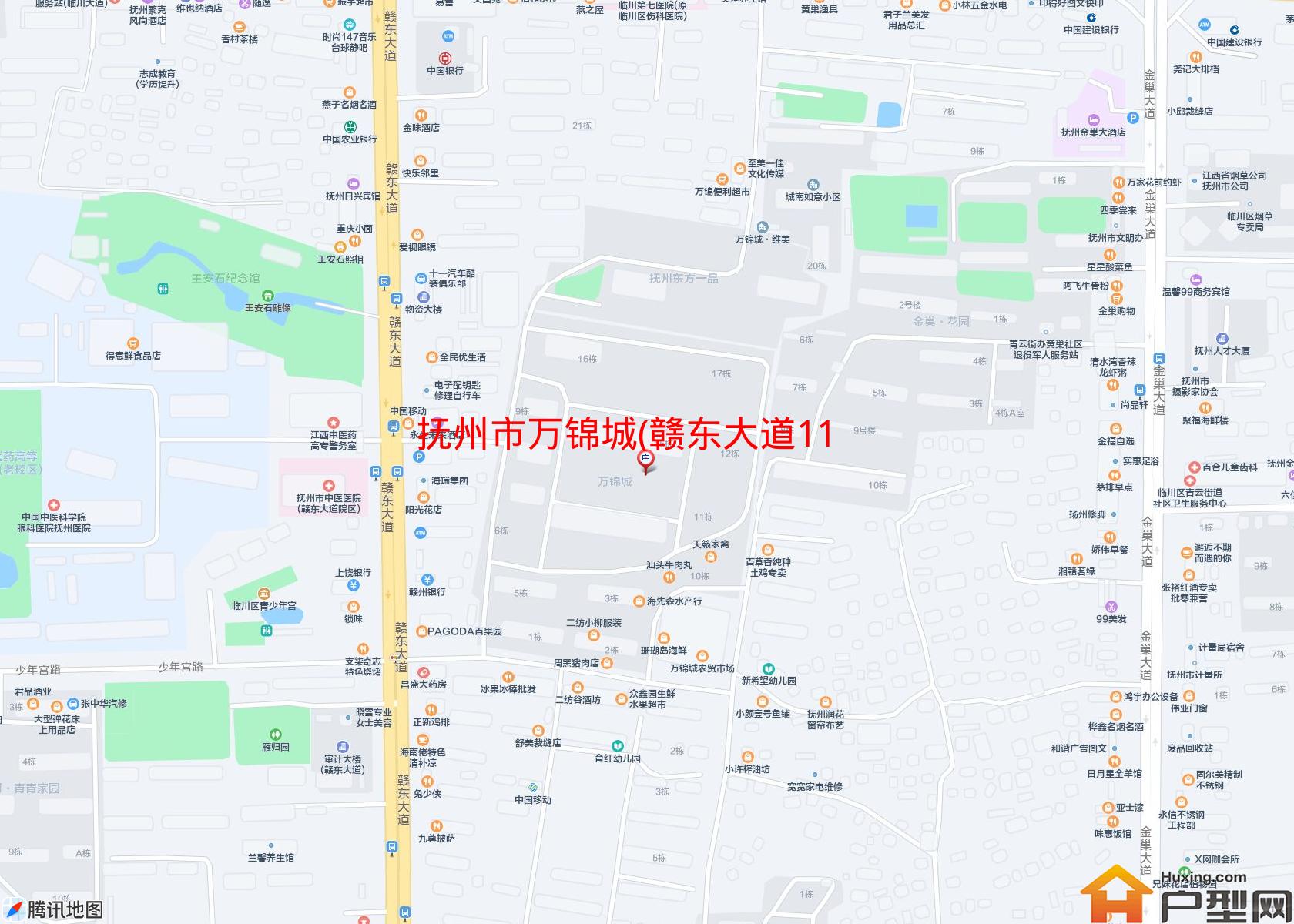 万锦城(赣东大道1136号)小区 - 户型网