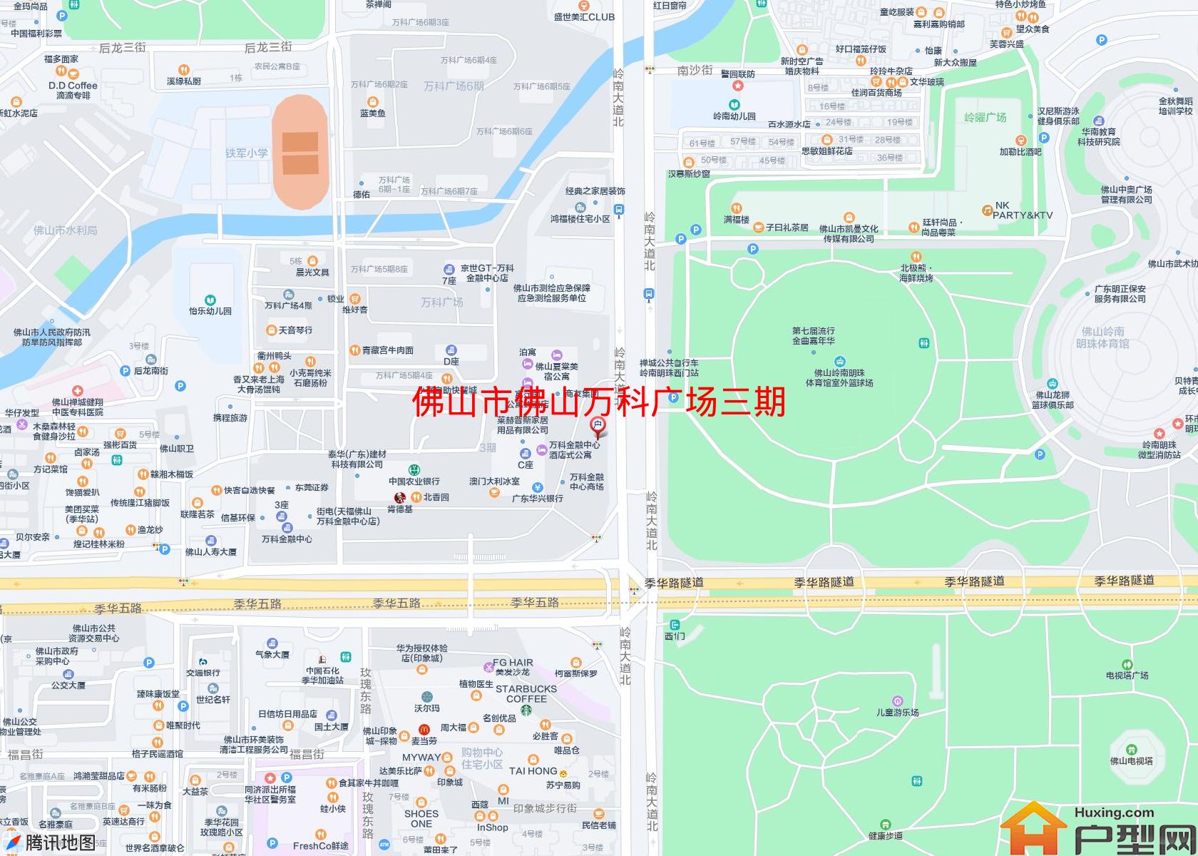佛山万科广场三期小区 - 户型网