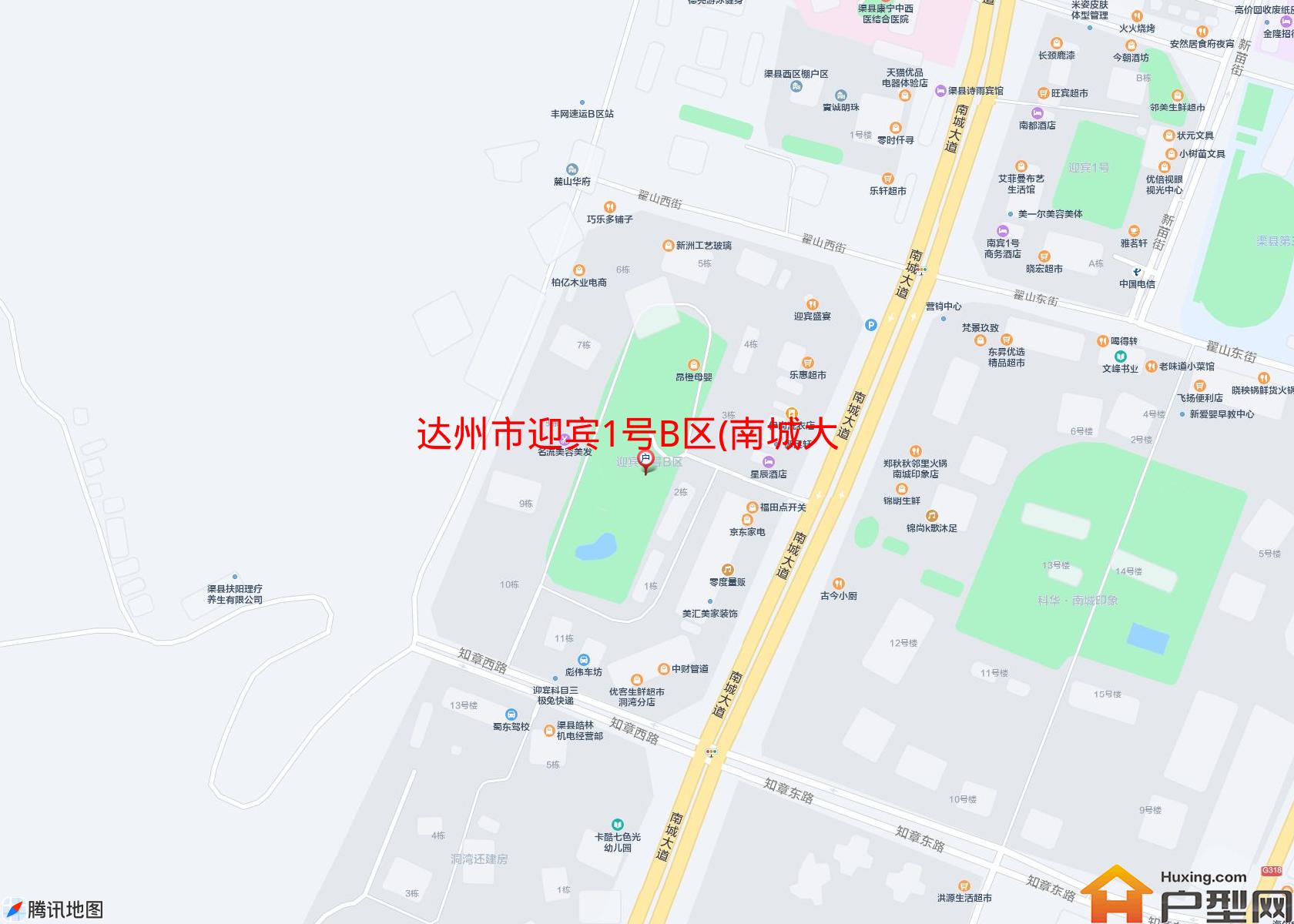 迎宾1号B区(南城大道)小区 - 户型网