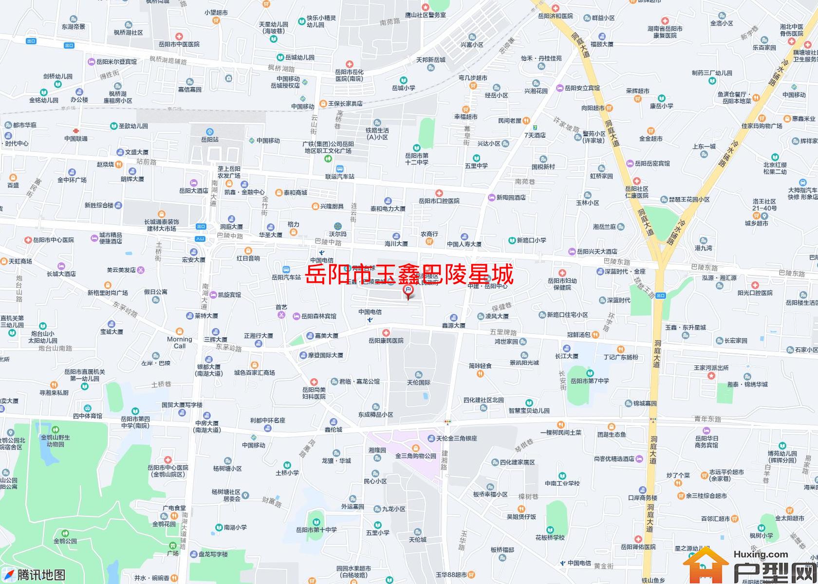 玉鑫巴陵星城小区 - 户型网