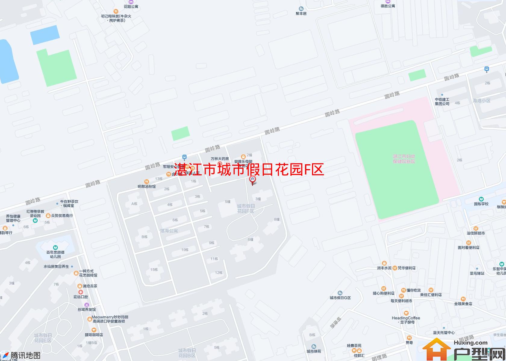 城市假日花园F区小区 - 户型网
