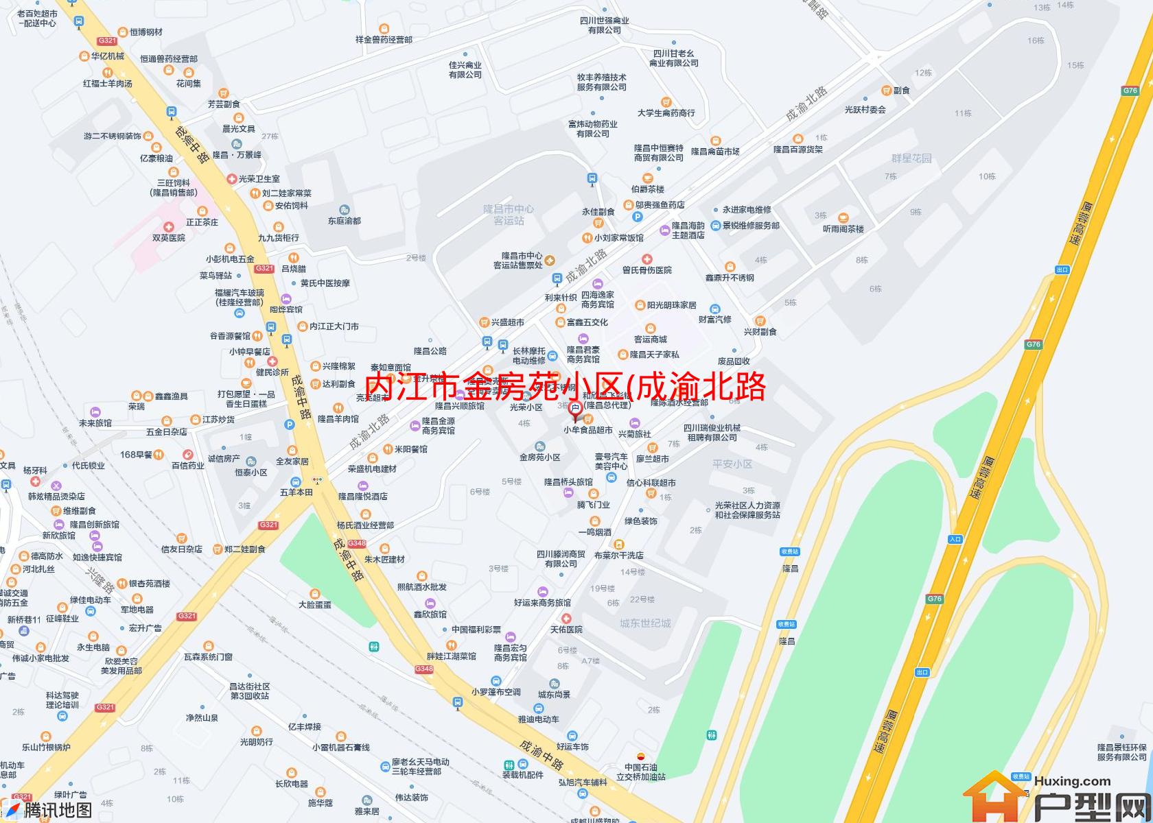 金房苑小区(成渝北路东街111号)小区 - 户型网